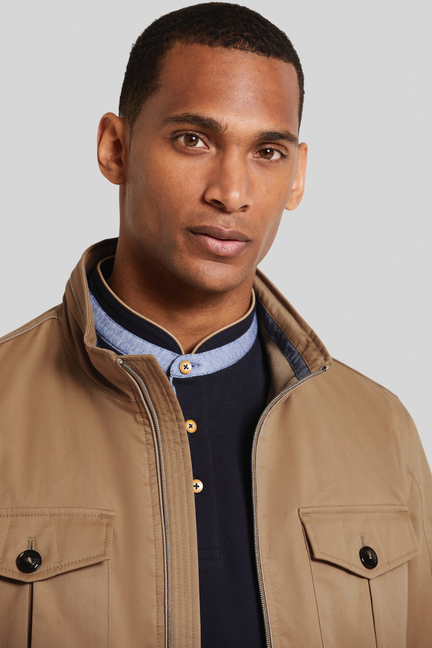 Bugatti Blouson met opgestikte borstzak