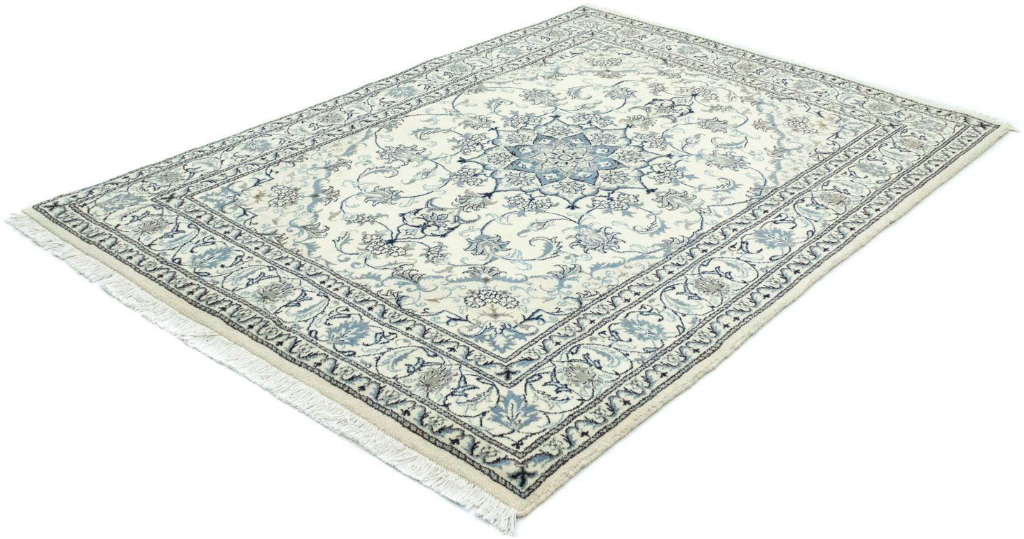 morgenland Wollen kleed Nain 9la vloerkleed met de hand geknoopt beige