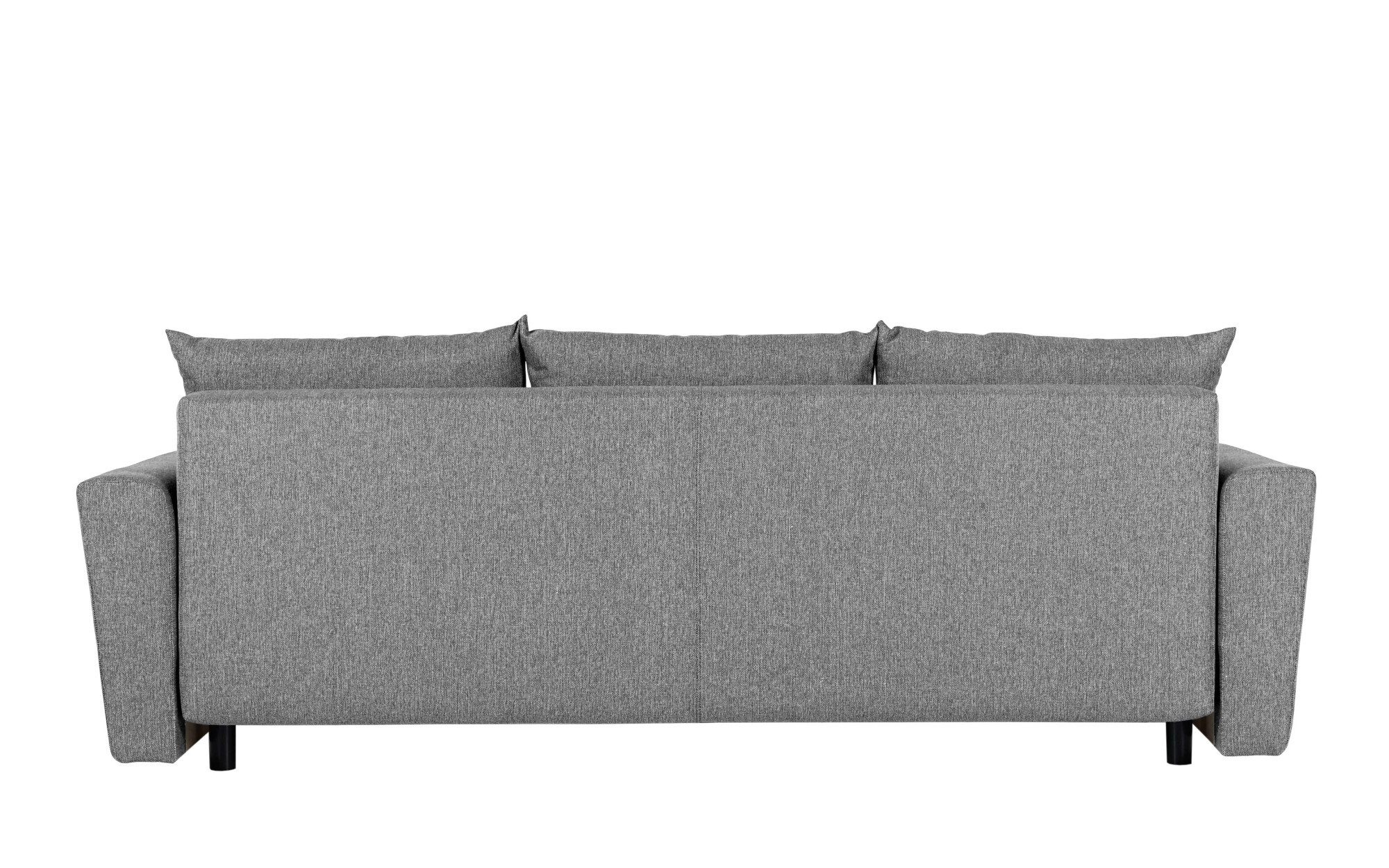 INOSIGN 3-zitsbank MAGHERA slaapbank met bedlade, van hoogwaardige afwerking met golfvering, corduroy en structuur bekleding, b/h/d 230/92,5/79 cm