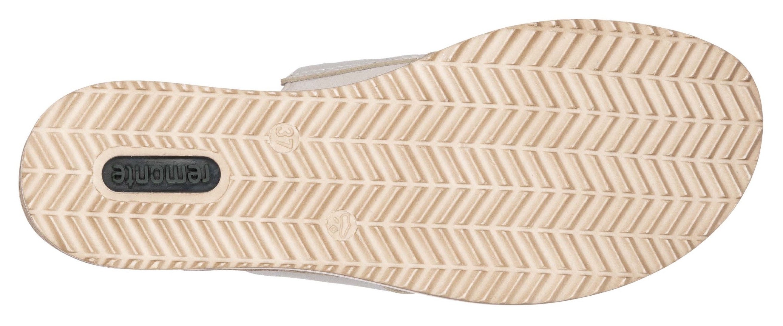 Remonte Slippers , sleehak, zomerschoen met mooie sierstrik