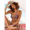 s.oliver red label beachwear triangelbikini met zomers streepdessin roze