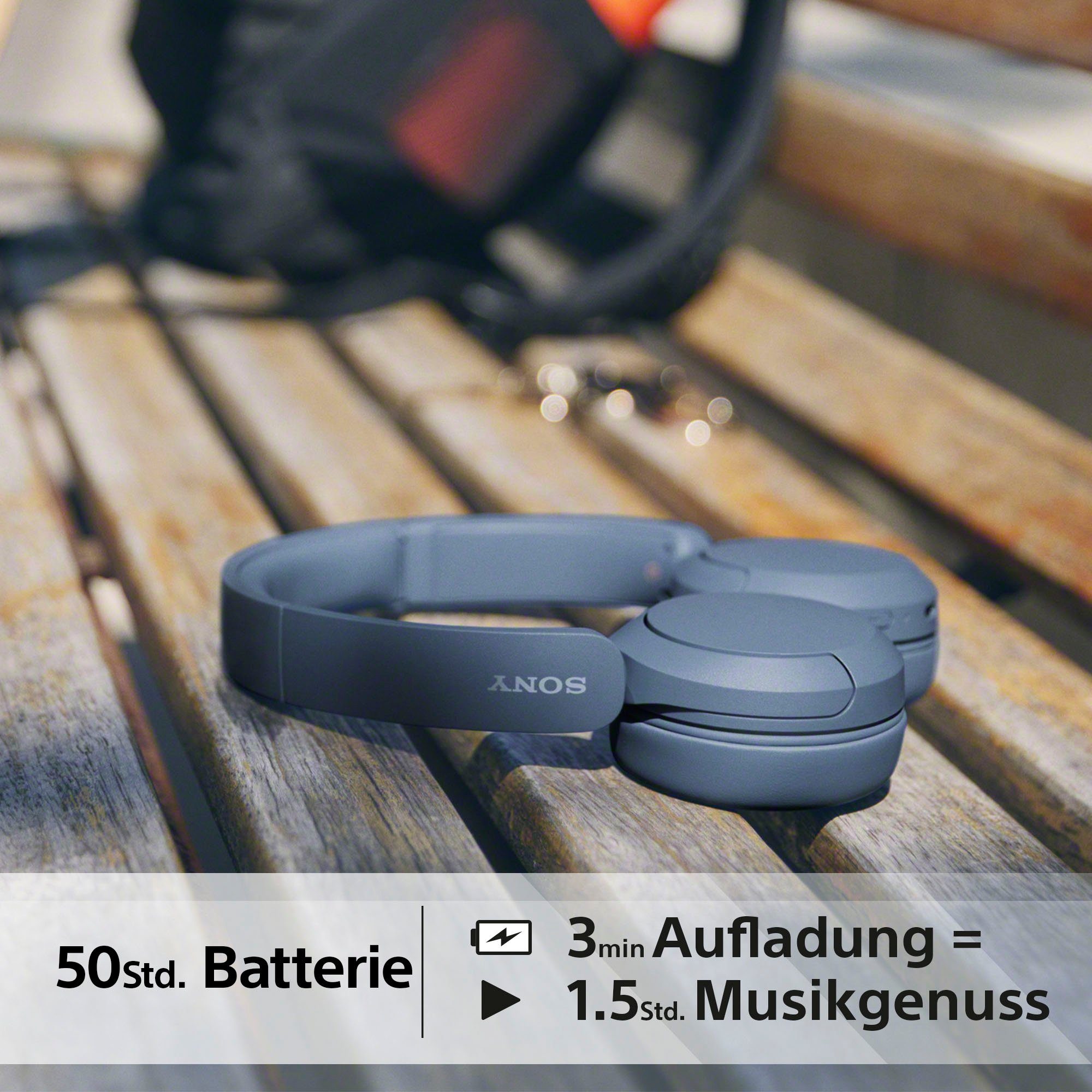 Sony Bluetooth-hoofdtelefoon WHCH520 200 uur max. accuduur (standby)