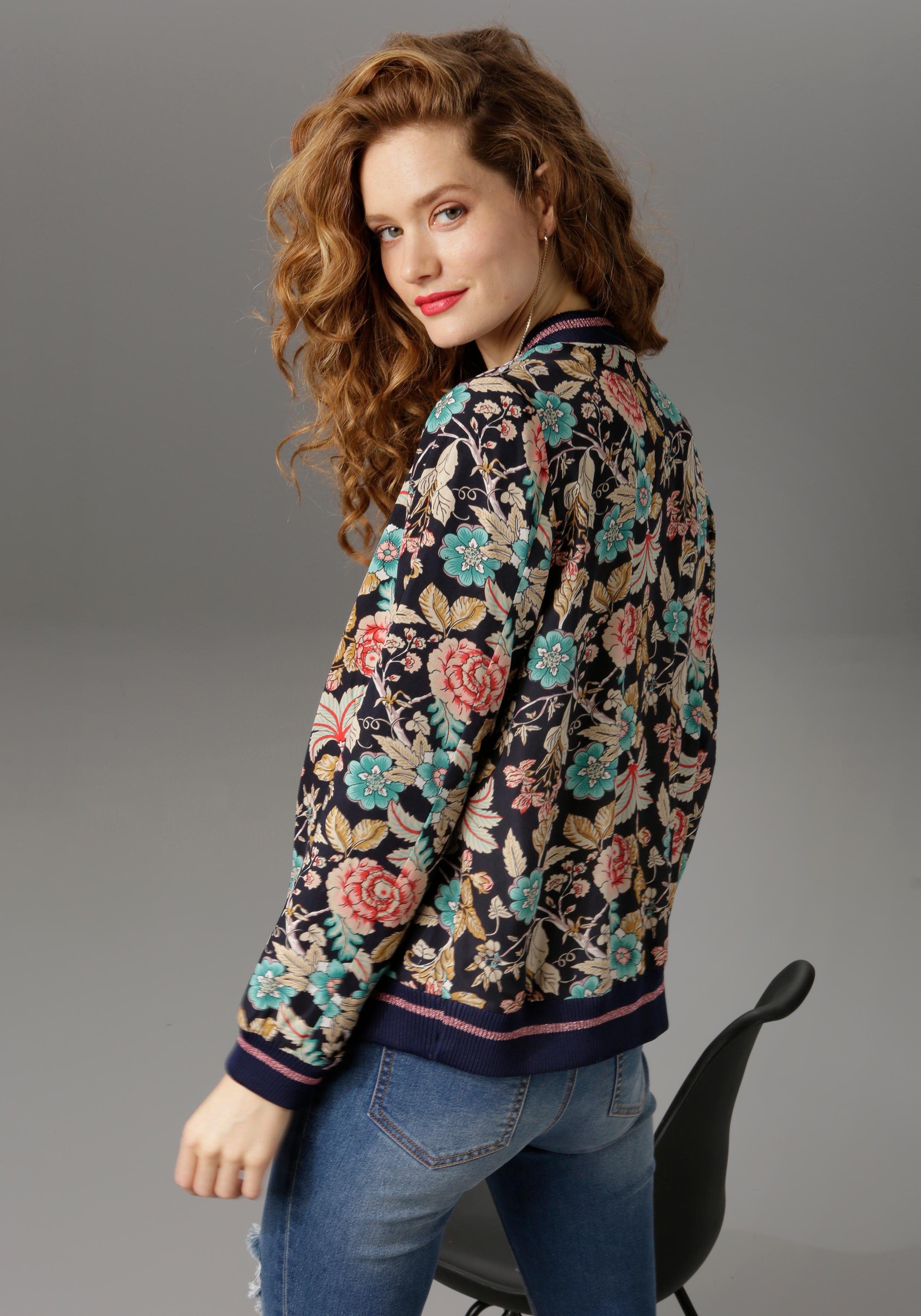 Aniston CASUAL Blouson met bloemenprint