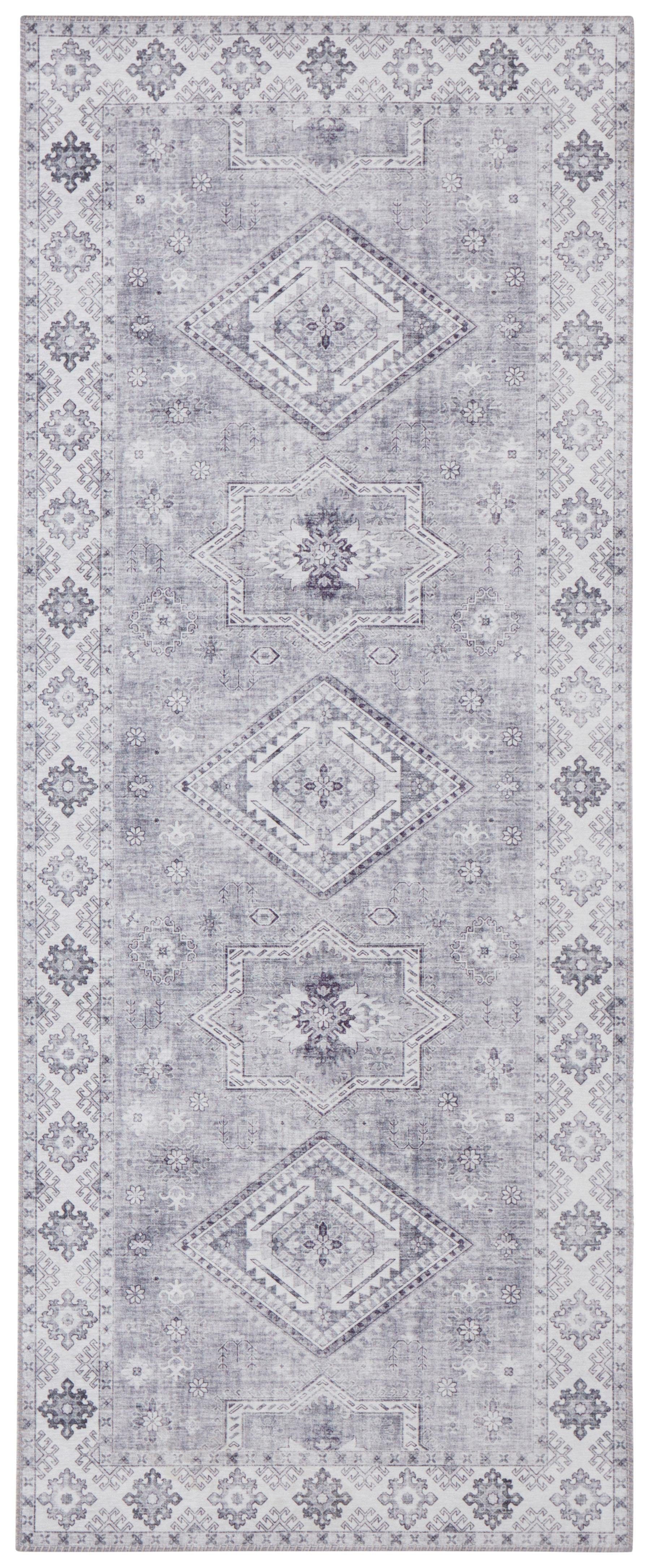 NORTHRUGS NOURISTAN Vloerkleed Gratia Oriëntaals, vintage, plat geweven vloerkleed, woonkamer, slaapkamer