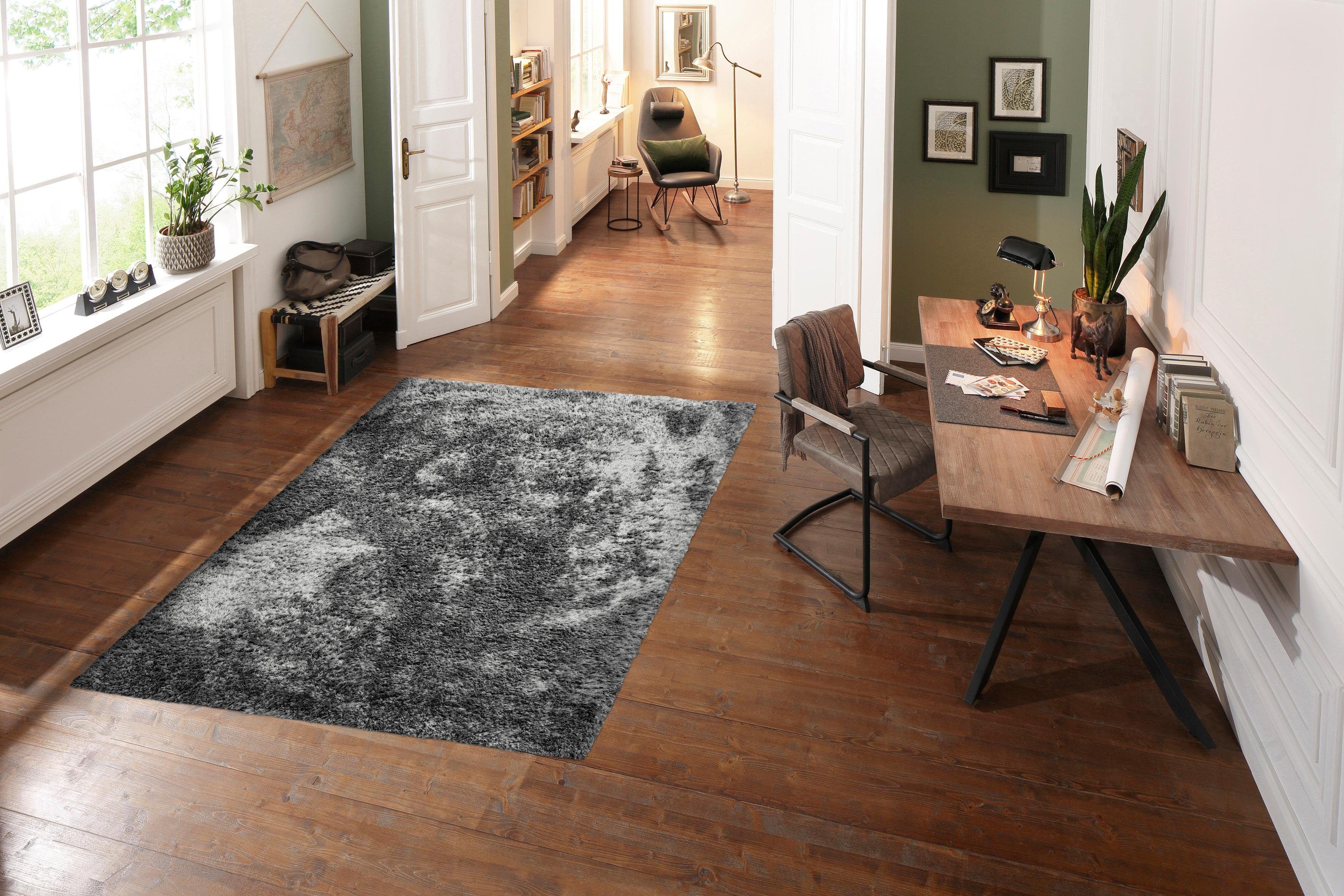 my home Hoogpolig vloerkleed Boldo bijzonder zacht door microvezel, shaggy-vloerkleed