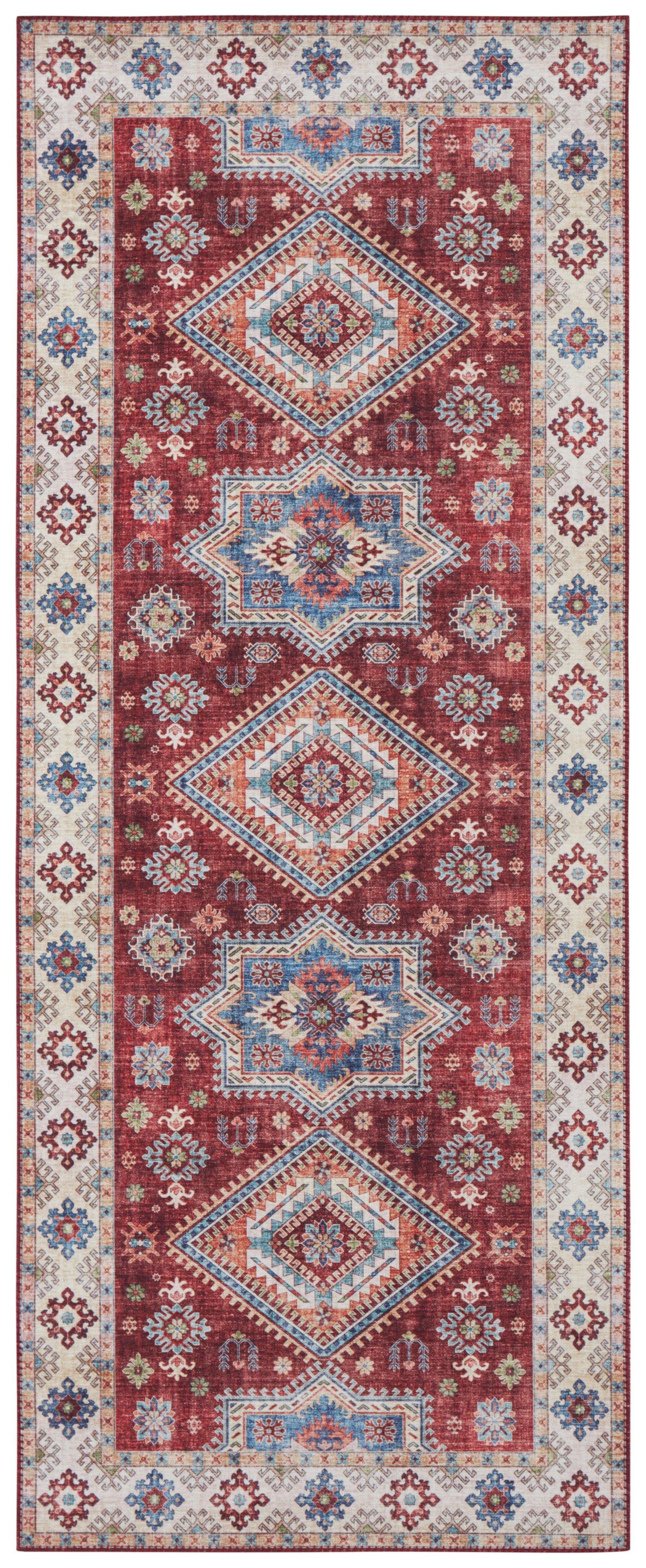 NORTHRUGS Vloerkleed Gratia Oosters, vintage, vlakweefsel, loper, woonkamer, slaapkamer