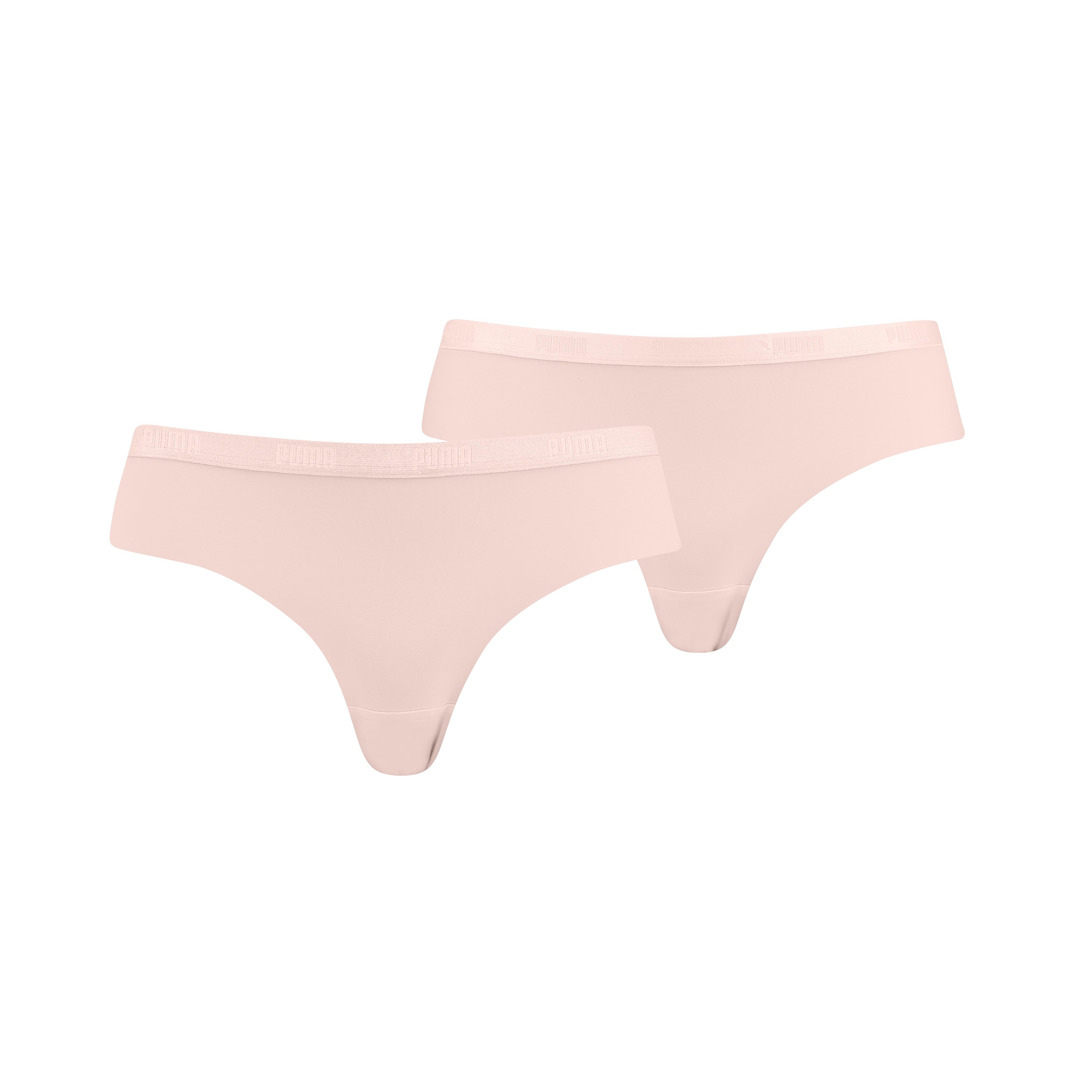 PUMA Brazilian slip PUMA WOMEN MICROFIBER BRAZILIAN 2P PACK (Set van 2) dames slips maat XS roze