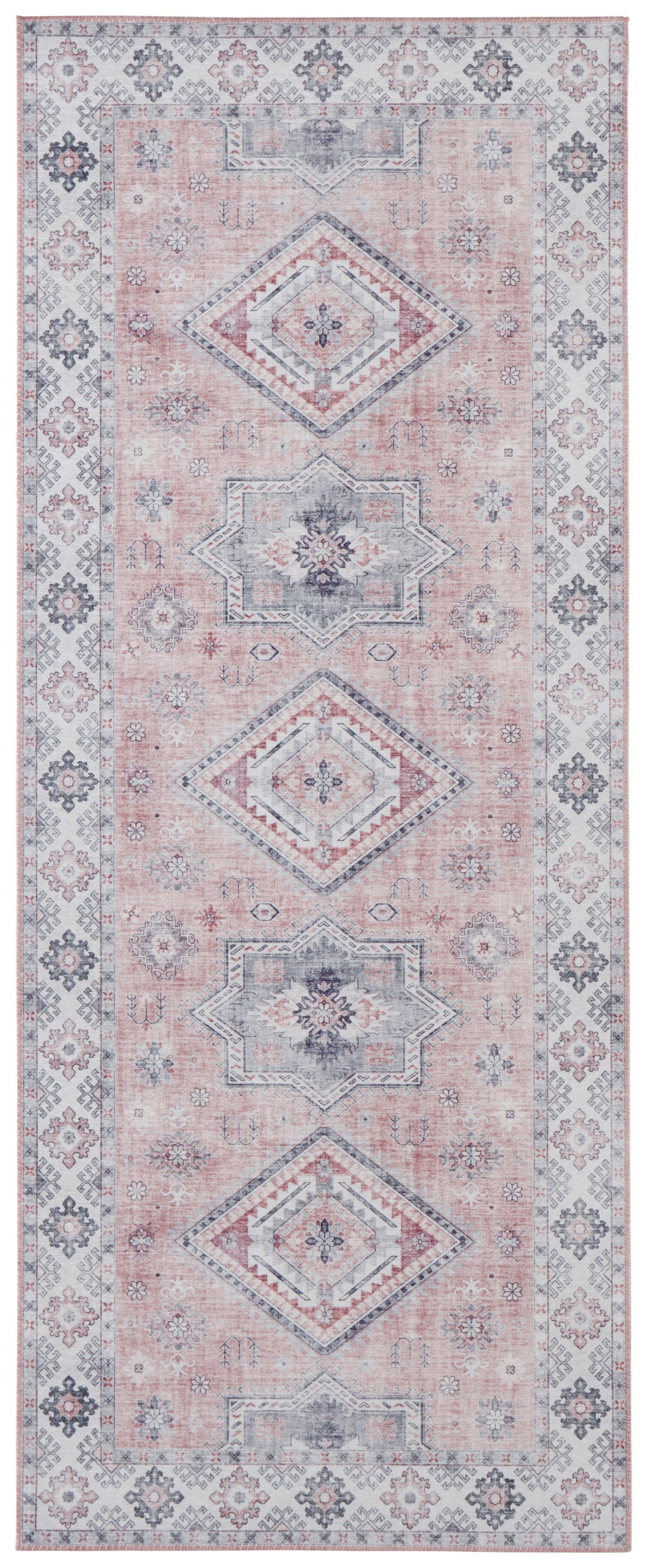 NORTHRUGS NOURISTAN Vloerkleed Gratia Oriëntaals, vintage, plat geweven vloerkleed, woonkamer, slaapkamer