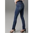 aniston casual slim fit jeans regular waist blauw