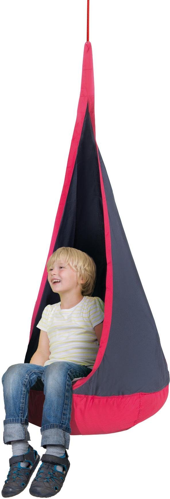 Roba® Hangende zakschommel Ophangzak met opblaasbaar kussen