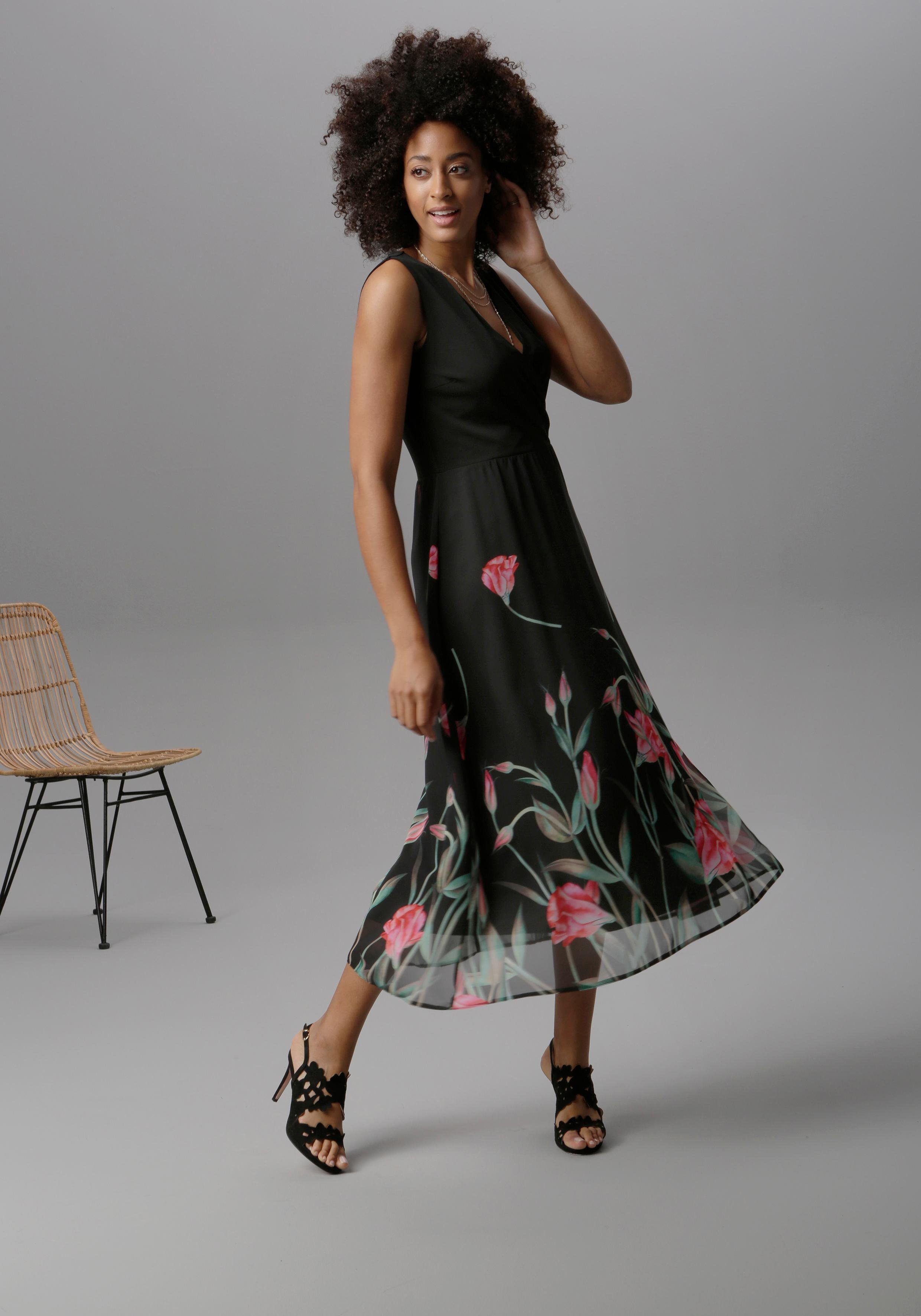 Aniston SELECTED Zomerjurk met bloemenprint