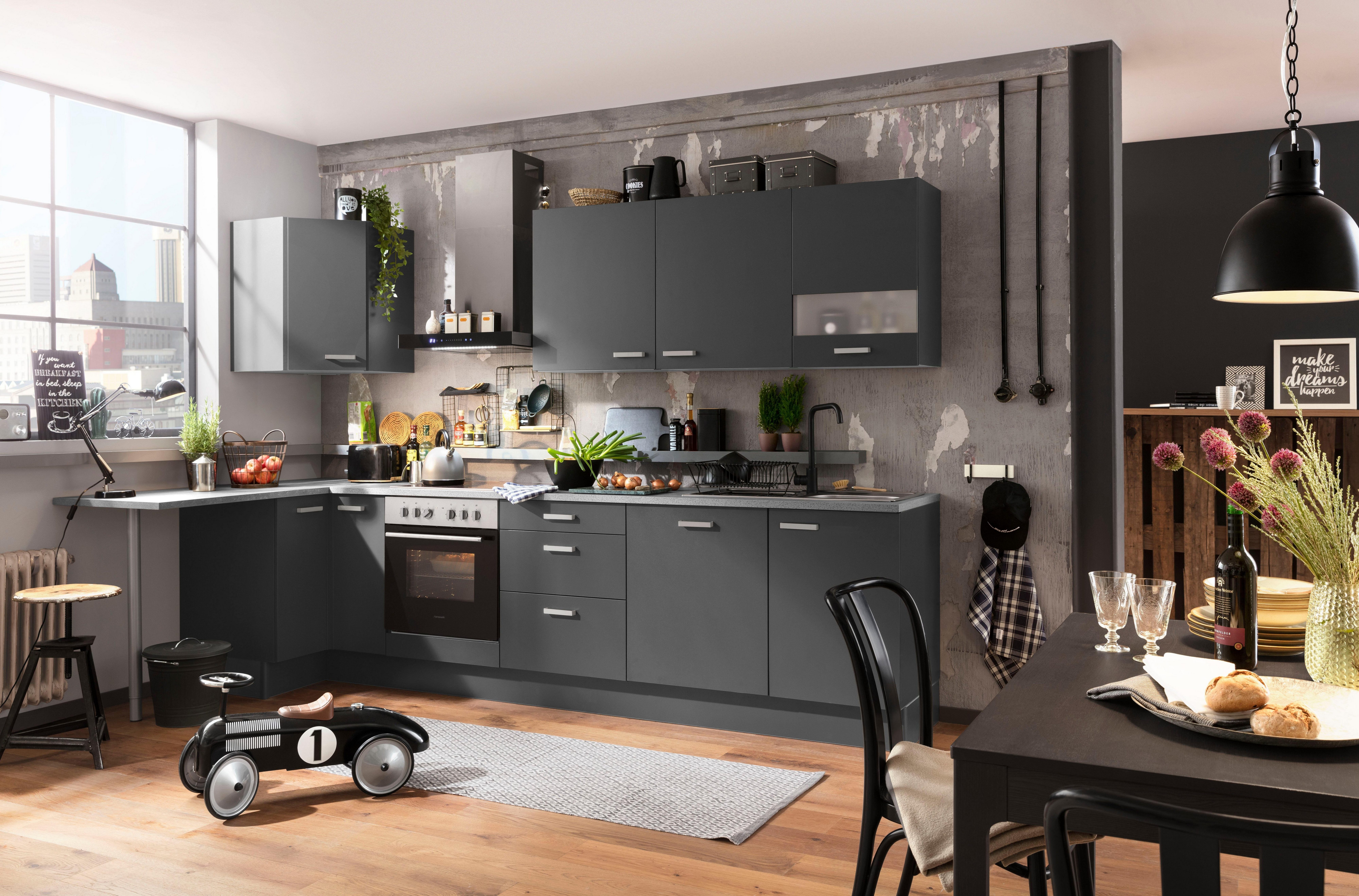 OPTIFIT Hangend hoekkastje Parma Breedte 60x60 cm