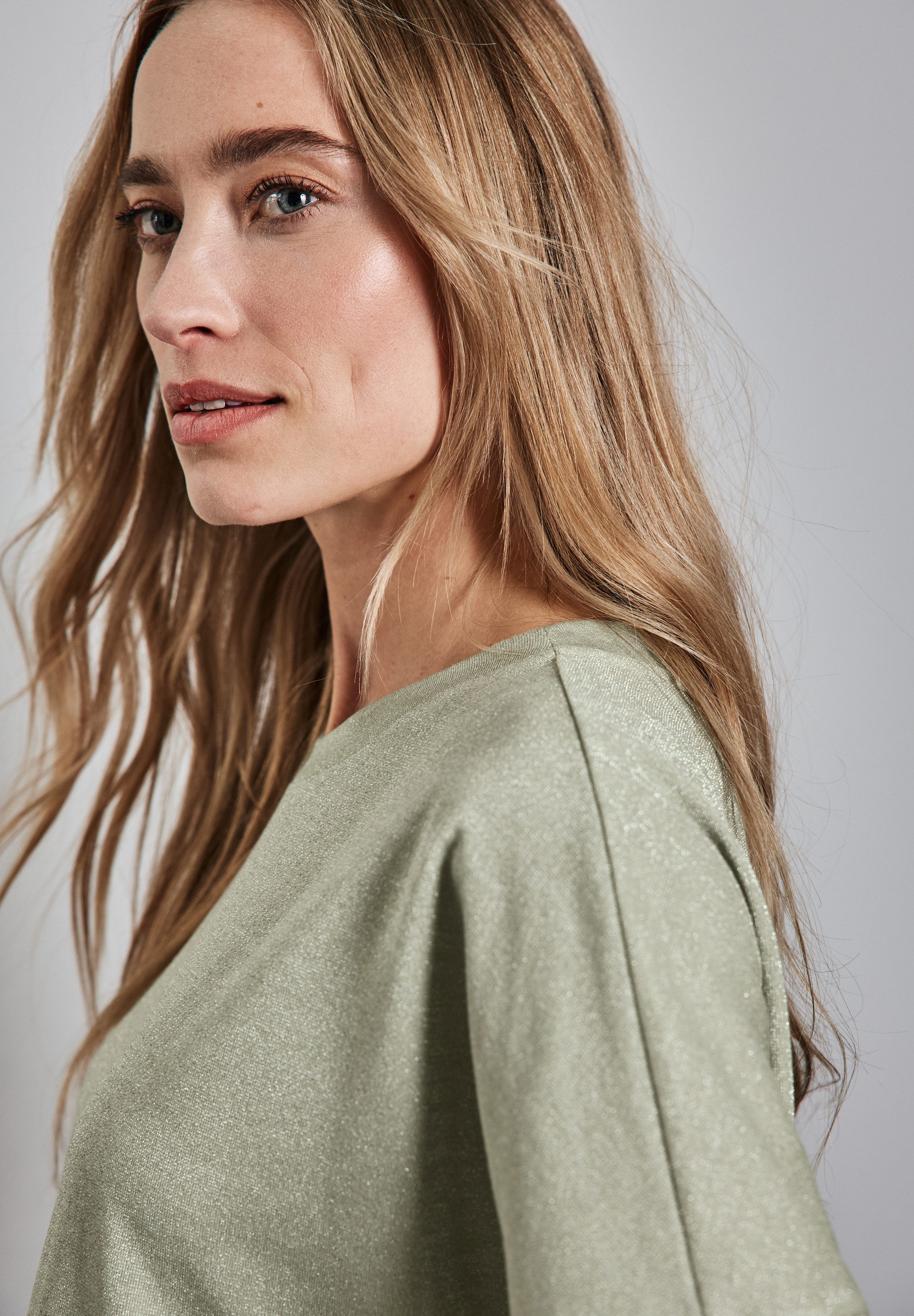 STREET ONE T-shirt met glitterdetails