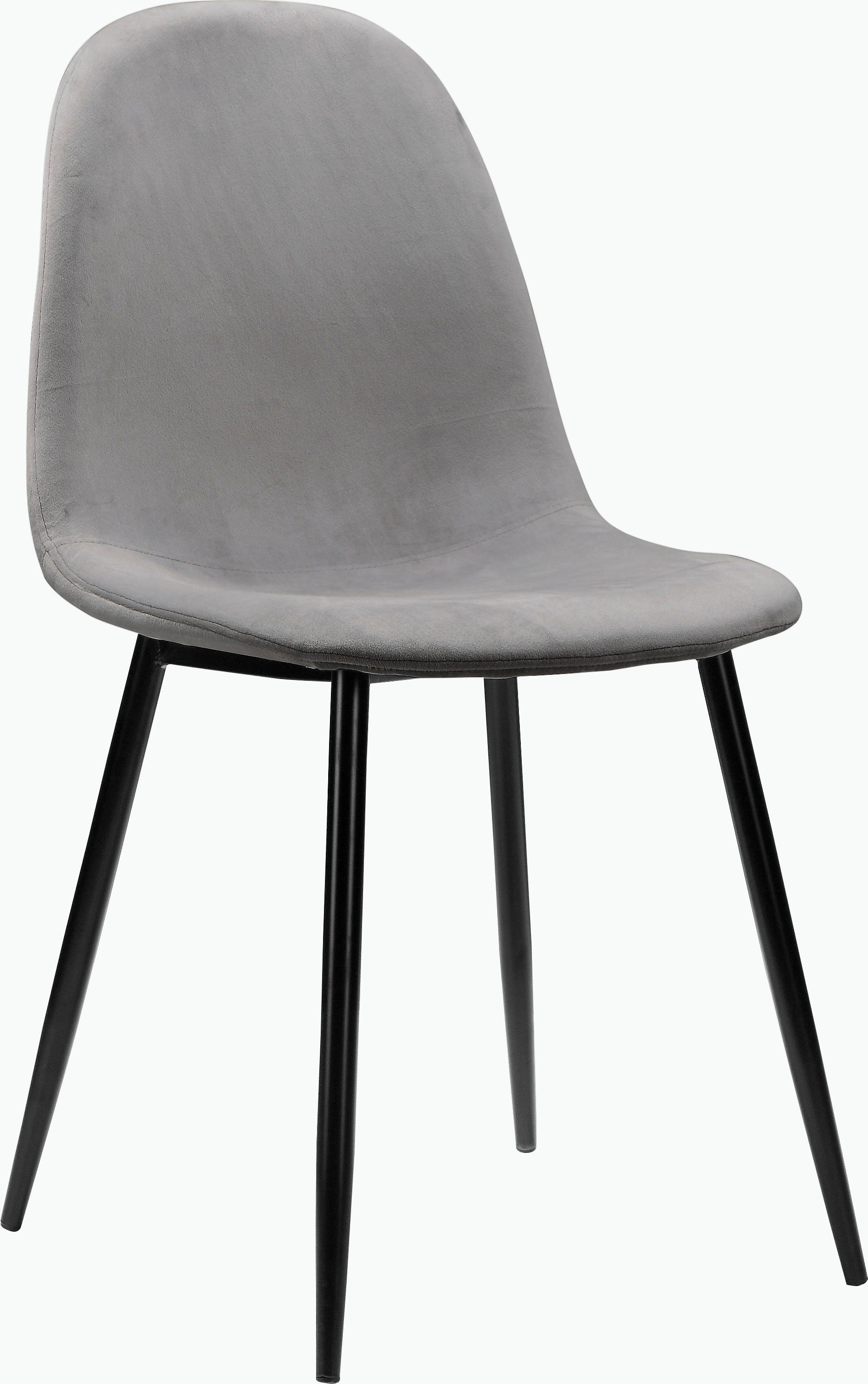Leonique Eethoek Eadwine, TOPSELLER! Zitgroep, tafel plus 4 stoelen bestaande uit eettafel 120 cm en 4 eetkamerstoelen, gestoffeerde stoelen (set, 5-delig)
