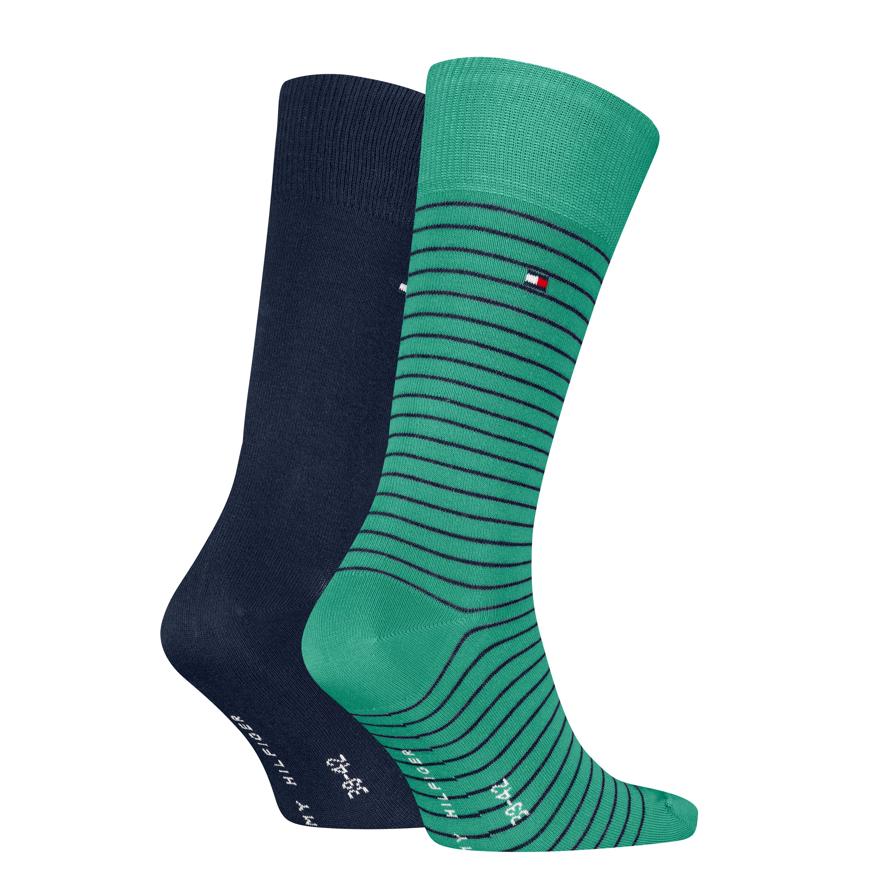 Tommy Hilfiger Sokken TH MEN SMALL STRIPE SOCK 2P (2 paar)