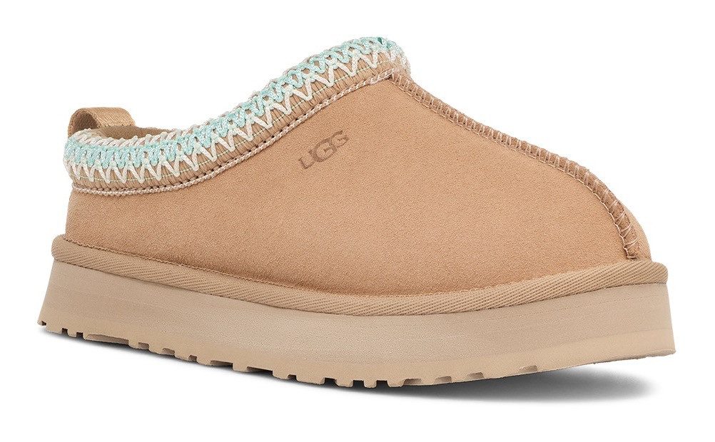 UGG Pantoffels K TAZZ plateau clog, mule, huisschoen met sierbies