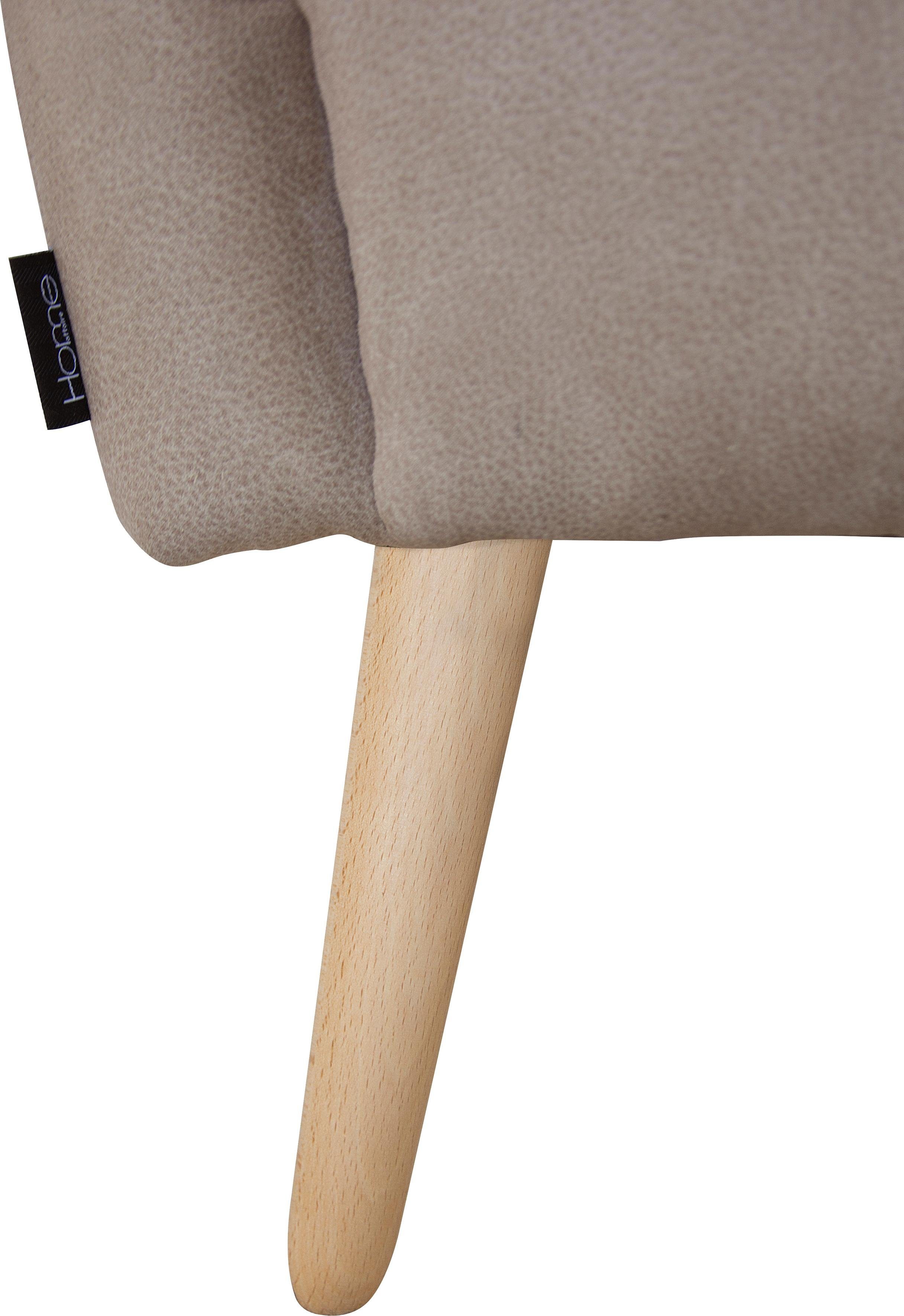 Home affaire Fauteuil Telford ook in faux fur, fauteuil B/D/H: 77/92/106 cm keuze met en zonder poef, in veel bekledingskwaliteiten, ovale stoel