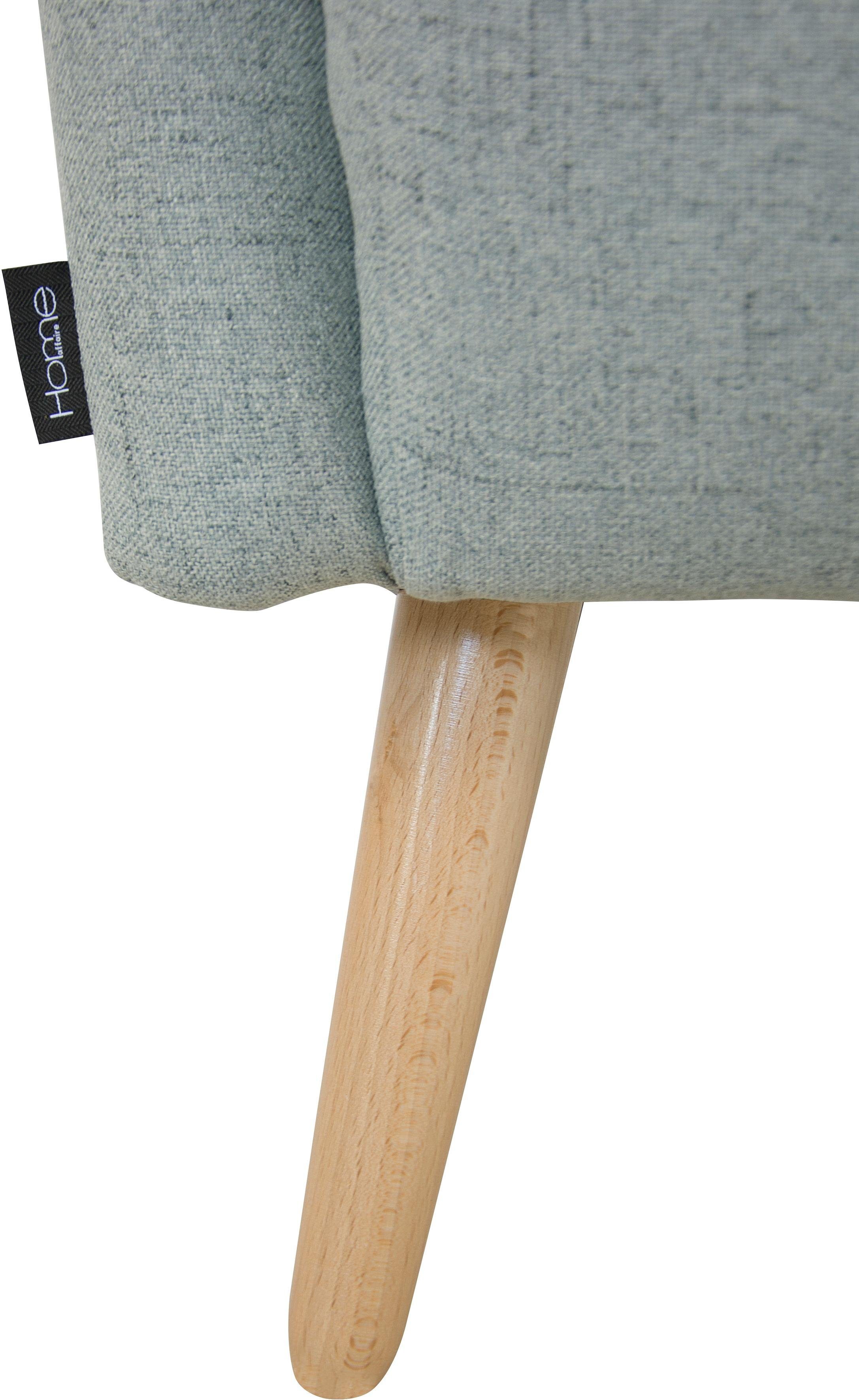 Home affaire Fauteuil Telford ook in faux fur, fauteuil B/D/H: 77/92/106 cm keuze met en zonder poef, in veel bekledingskwaliteiten, ovale stoel