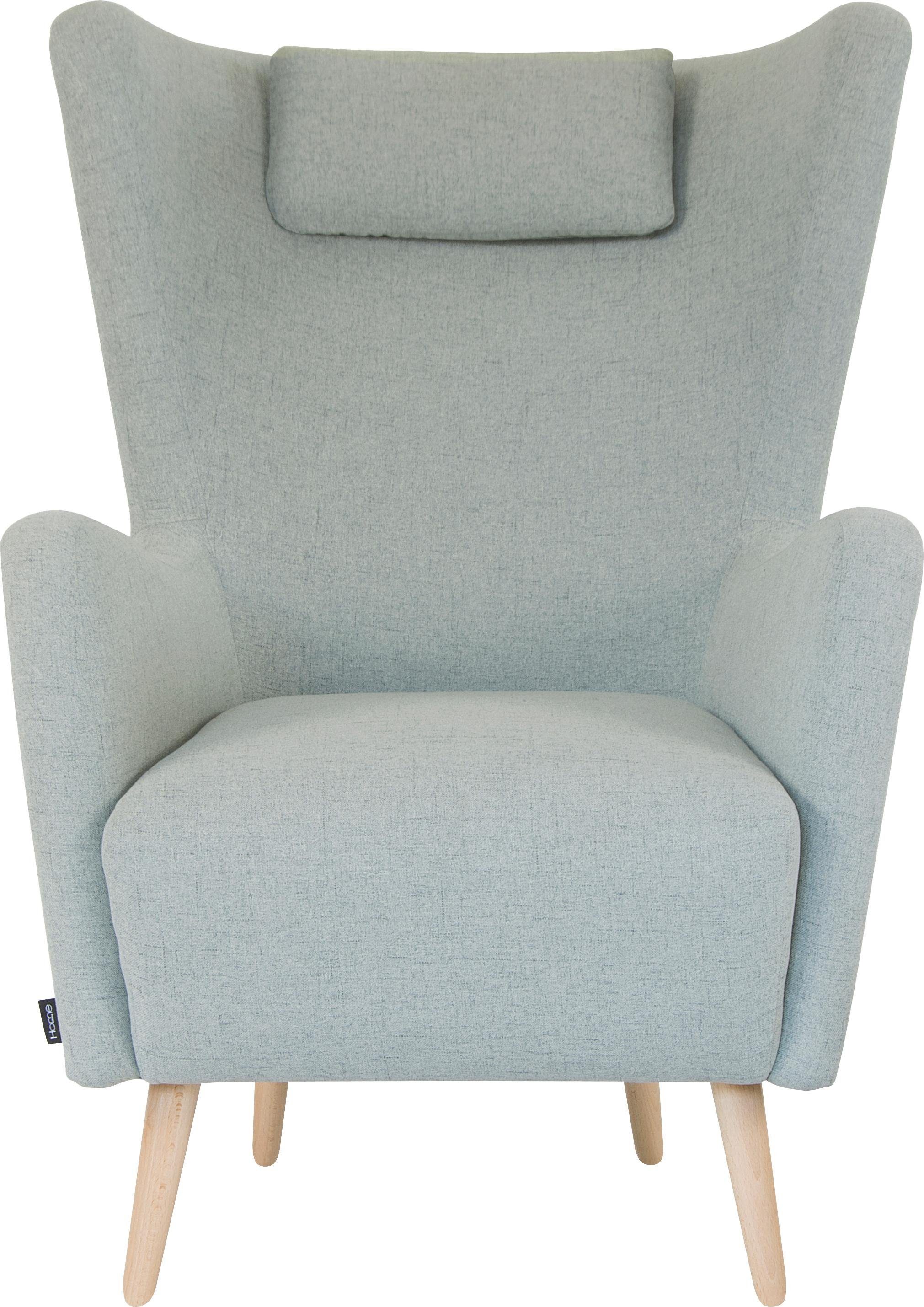 Home affaire Fauteuil Telford ook in faux fur, fauteuil B/D/H: 77/92/106 cm keuze met en zonder poef, in veel bekledingskwaliteiten, ovale stoel
