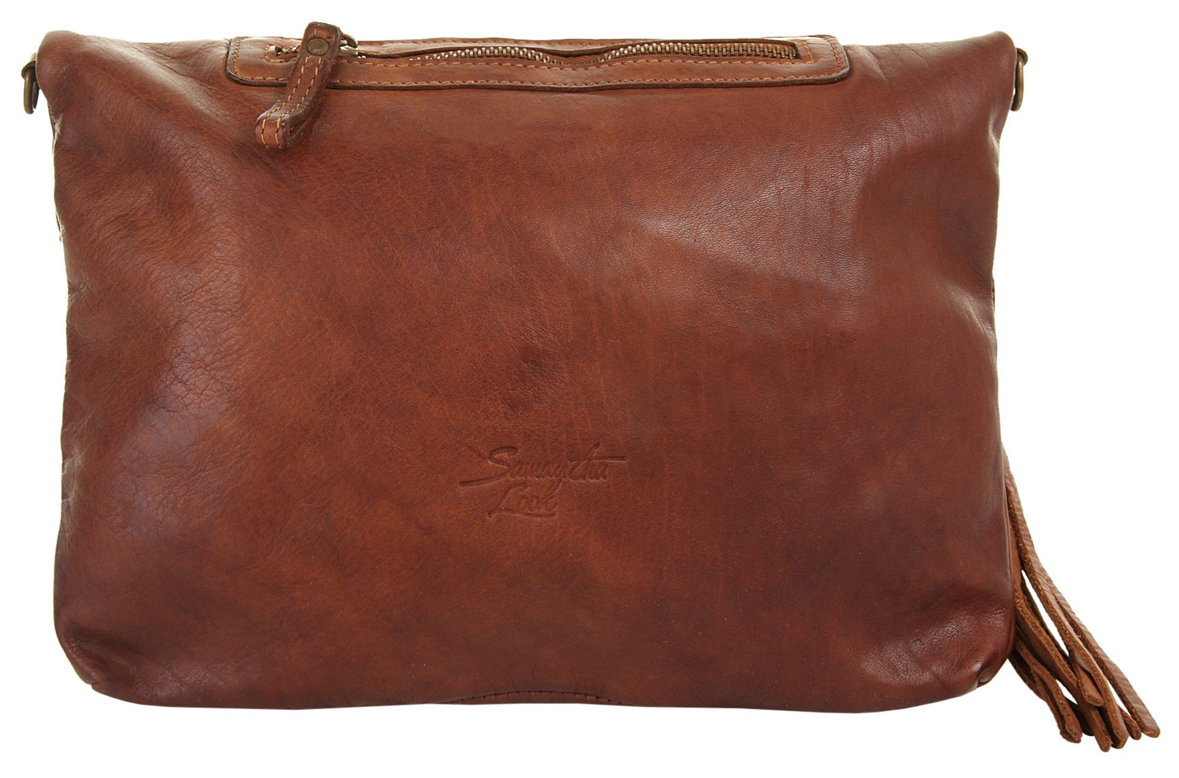 Samantha Look Schoudertas echt leer, made in italy