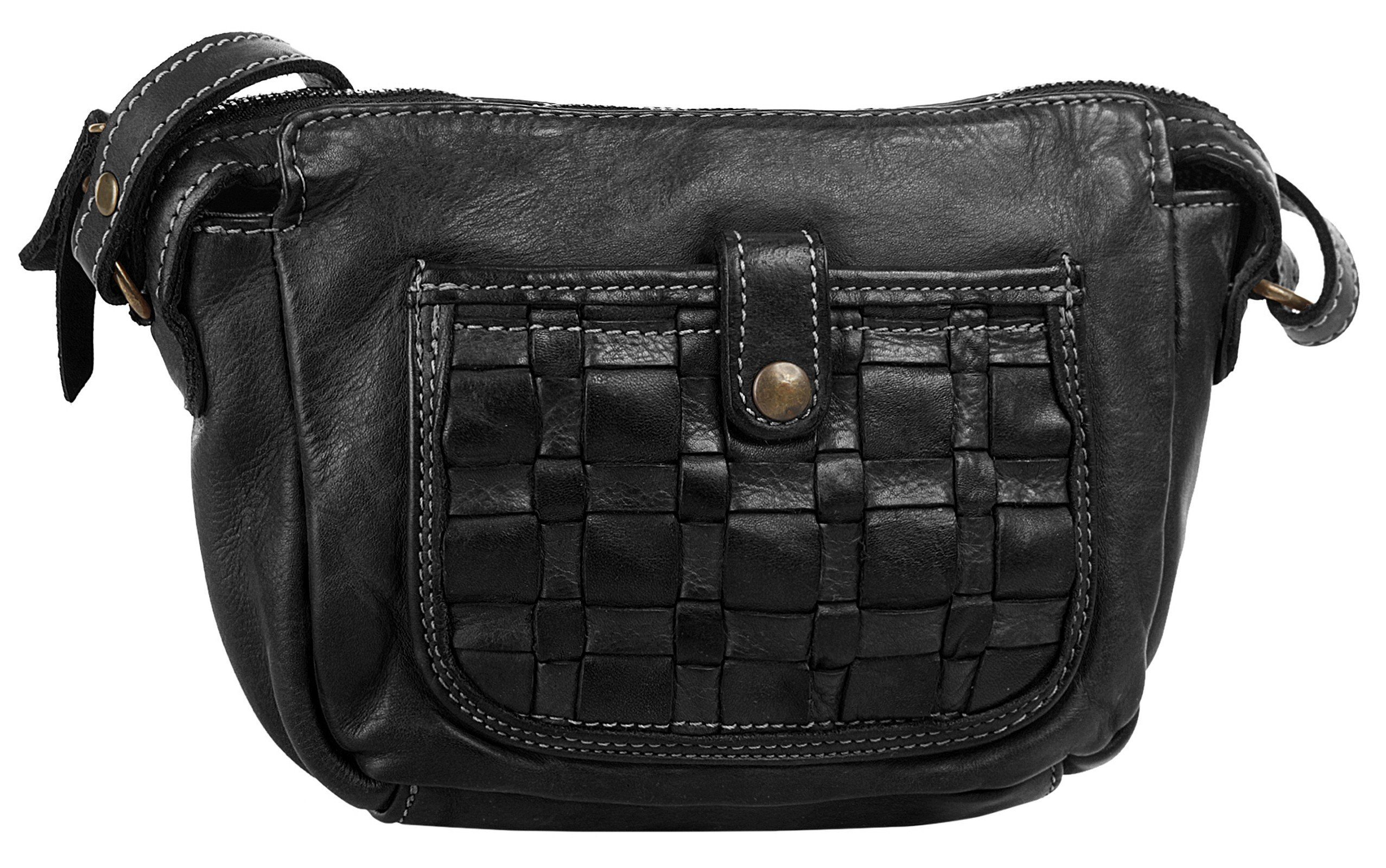 Cluty Schoudertas echt leer, made in italy