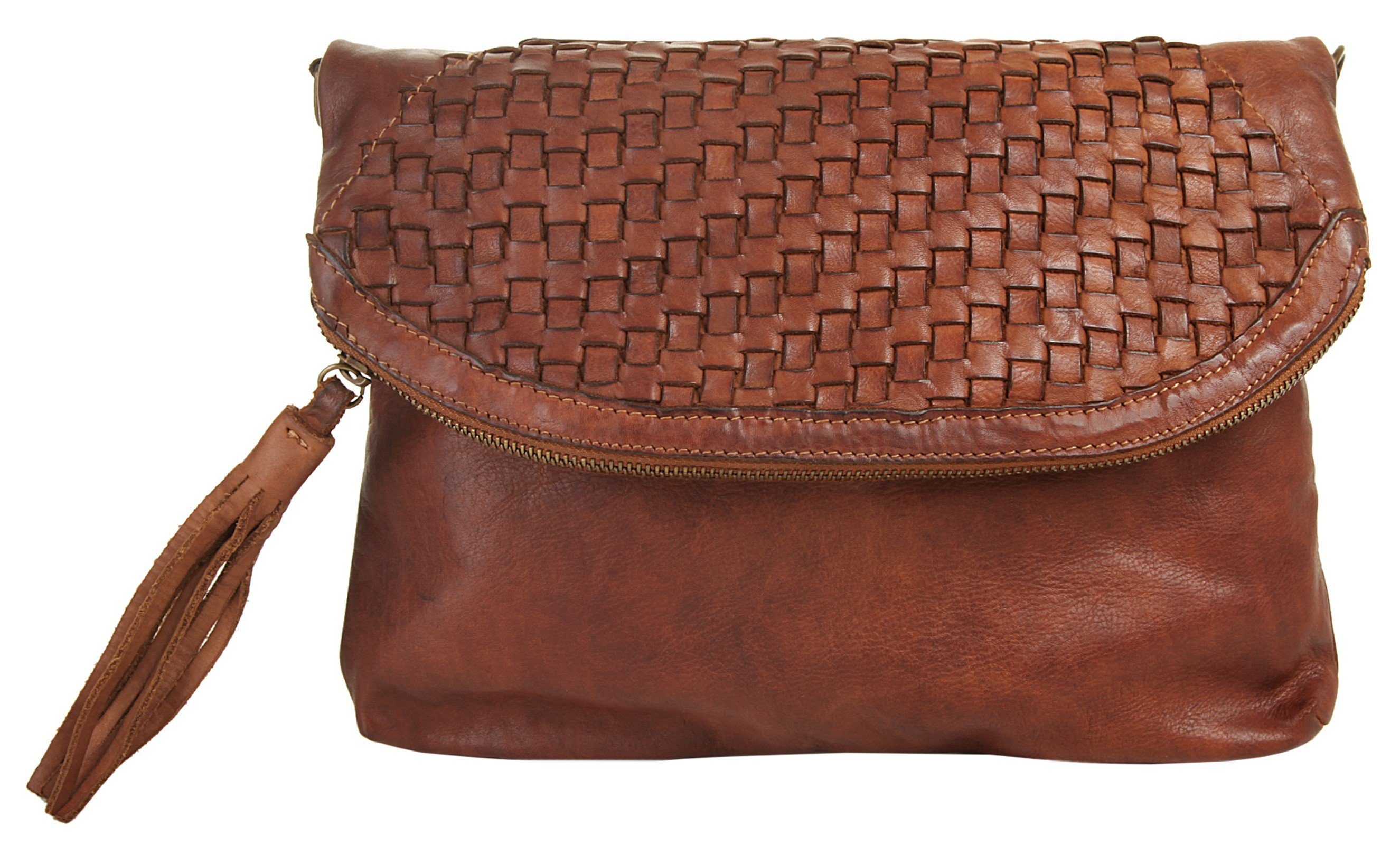 Samantha Look Schoudertas echt leer, made in italy