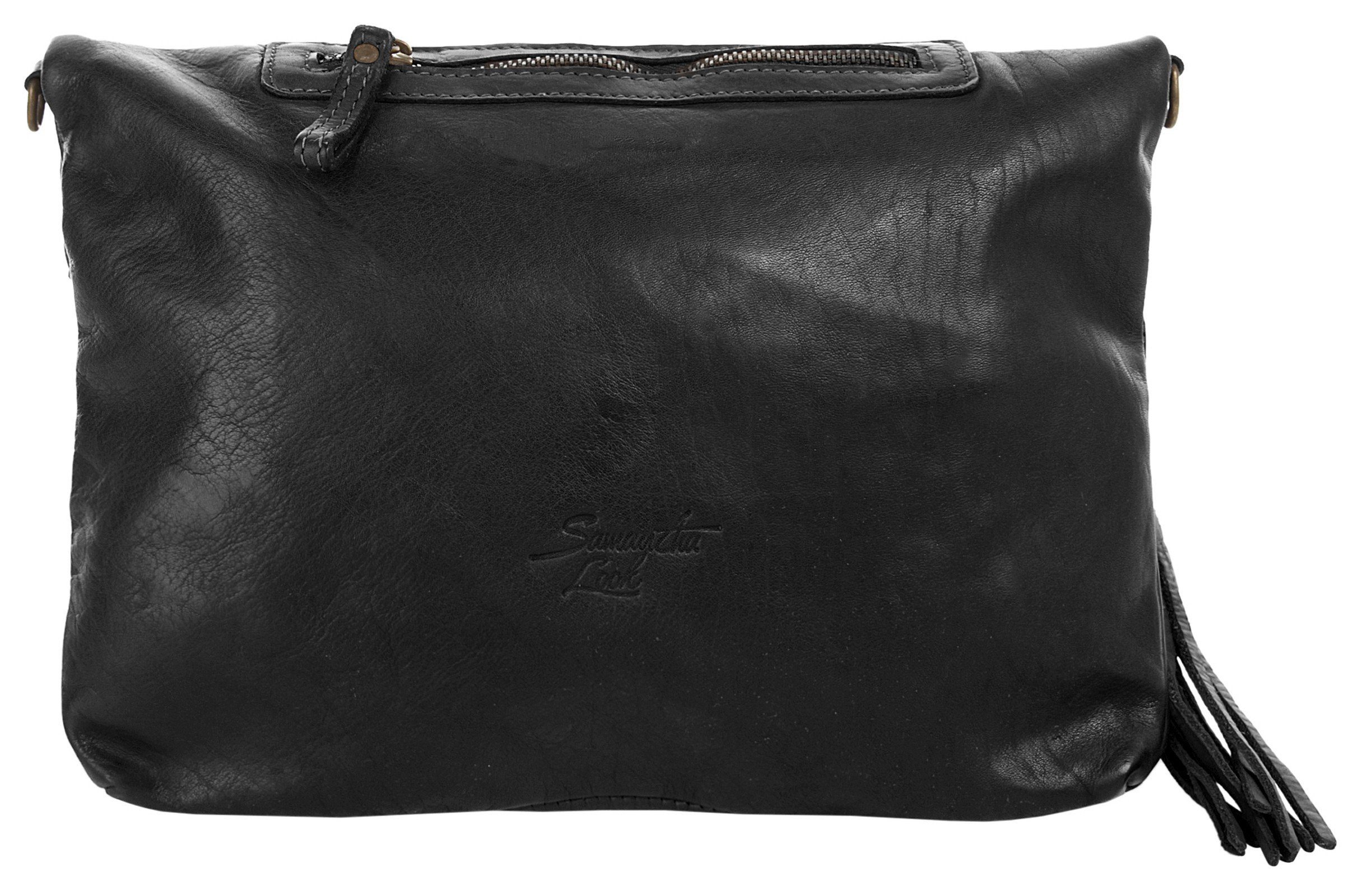 Samantha Look Schoudertas echt leer, made in italy