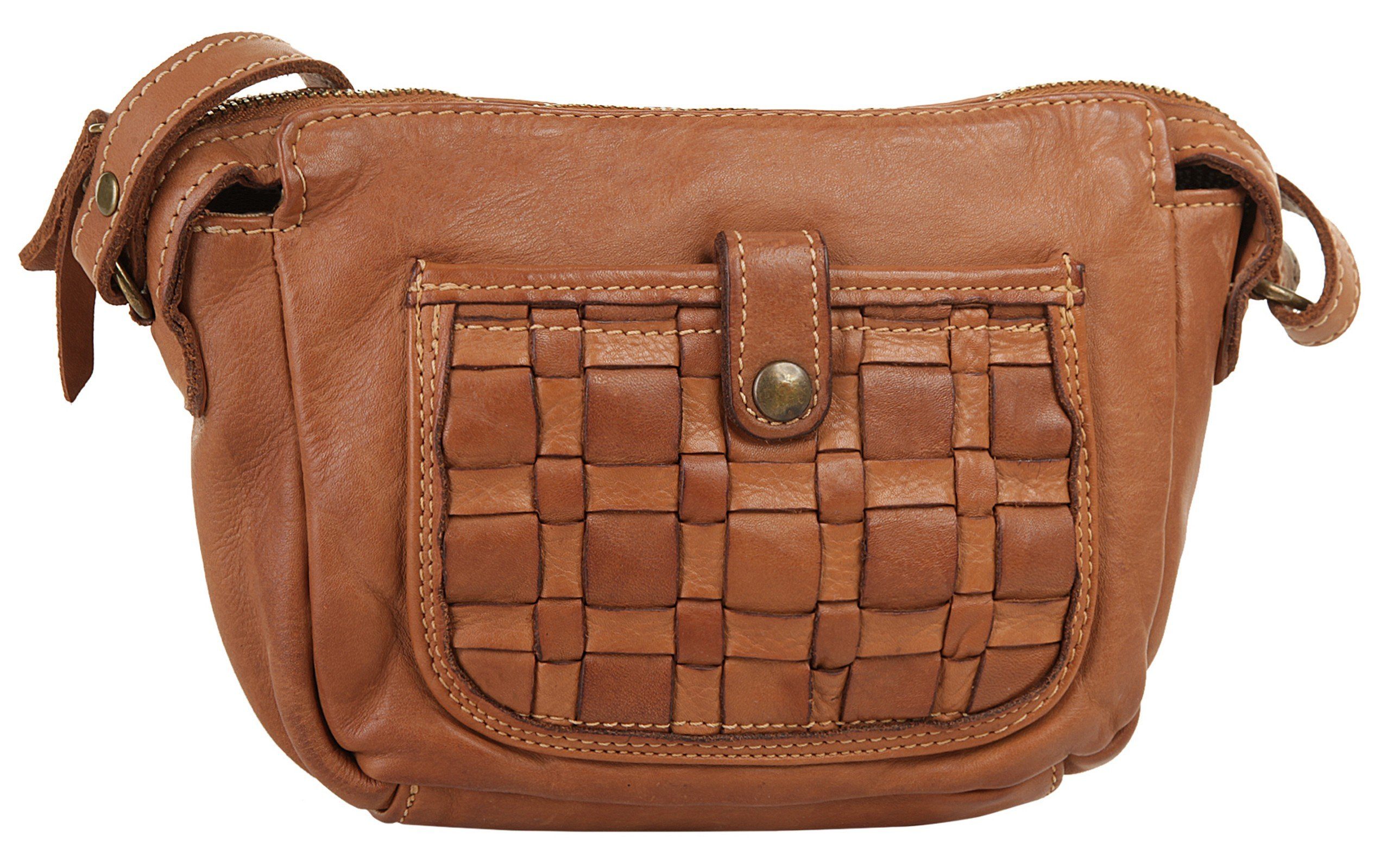 Cluty Schoudertas echt leer, made in italy