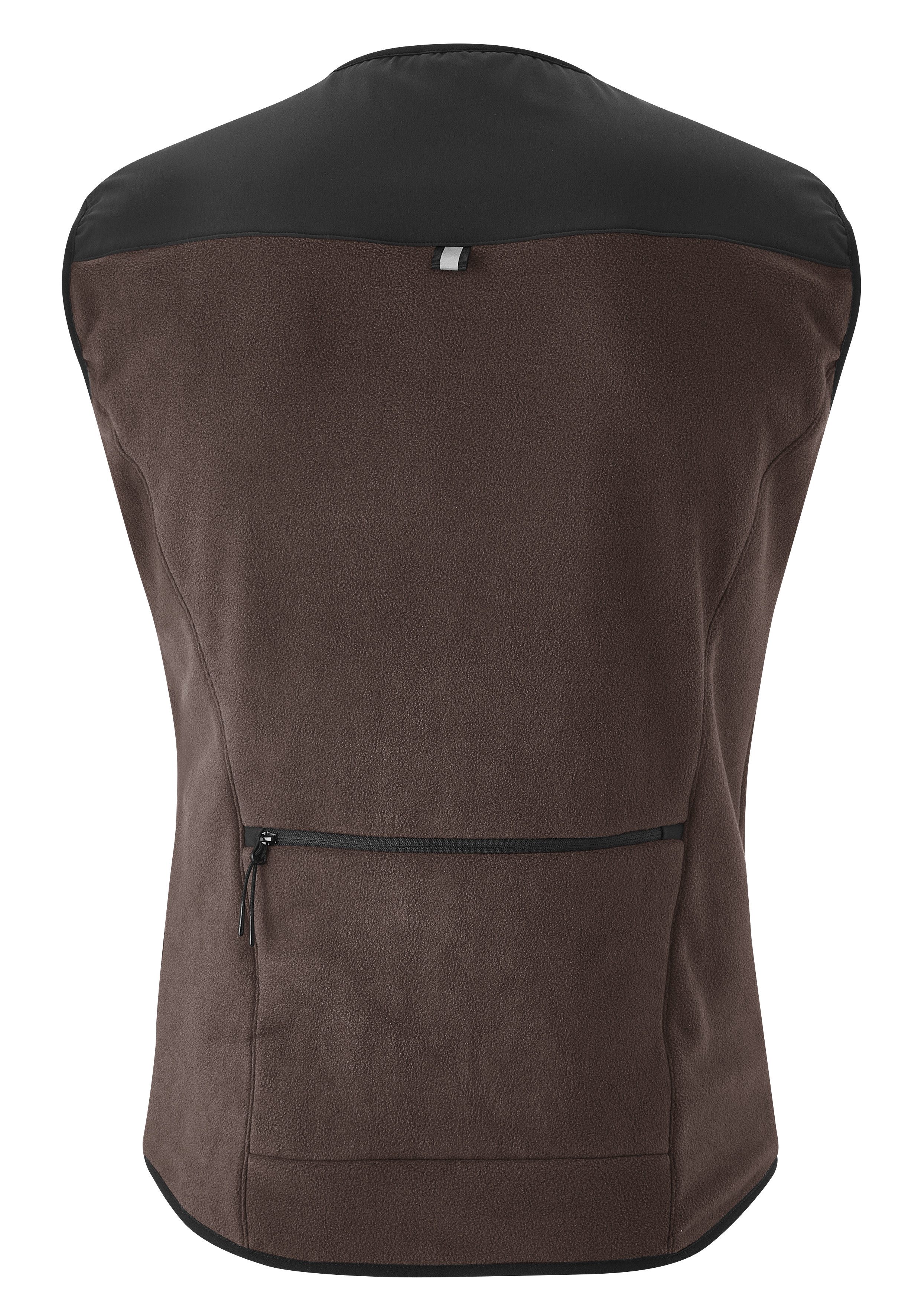 Gonso Fietsjack ADVENTURE VEST FLEECE Unisex fietsvest, warm fleece-vest, geïntegreerde smartphone tas