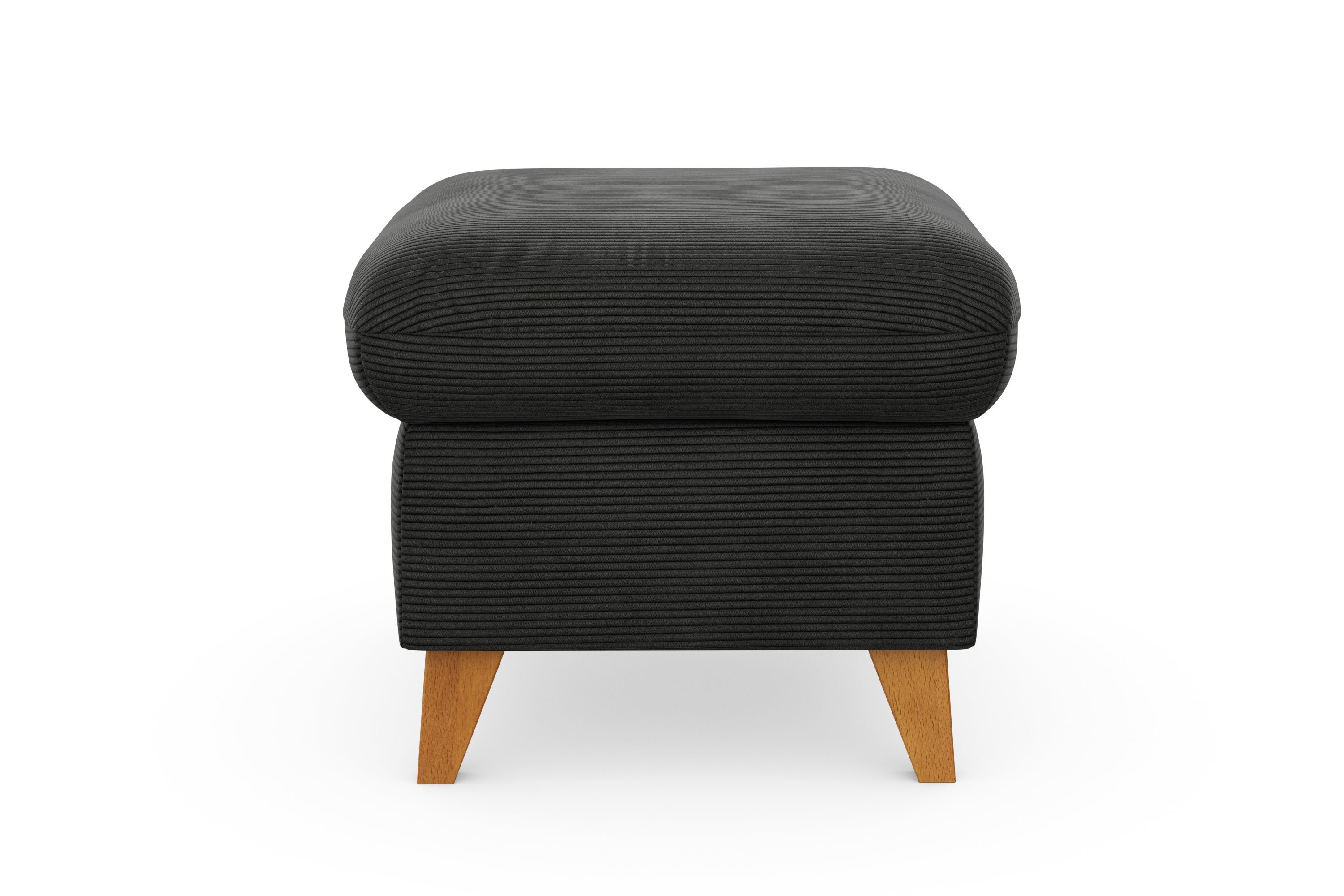 Home affaire Hocker Trelleborg met cordbekleding, met opbergvak, inclusief binnenveringsinterieur