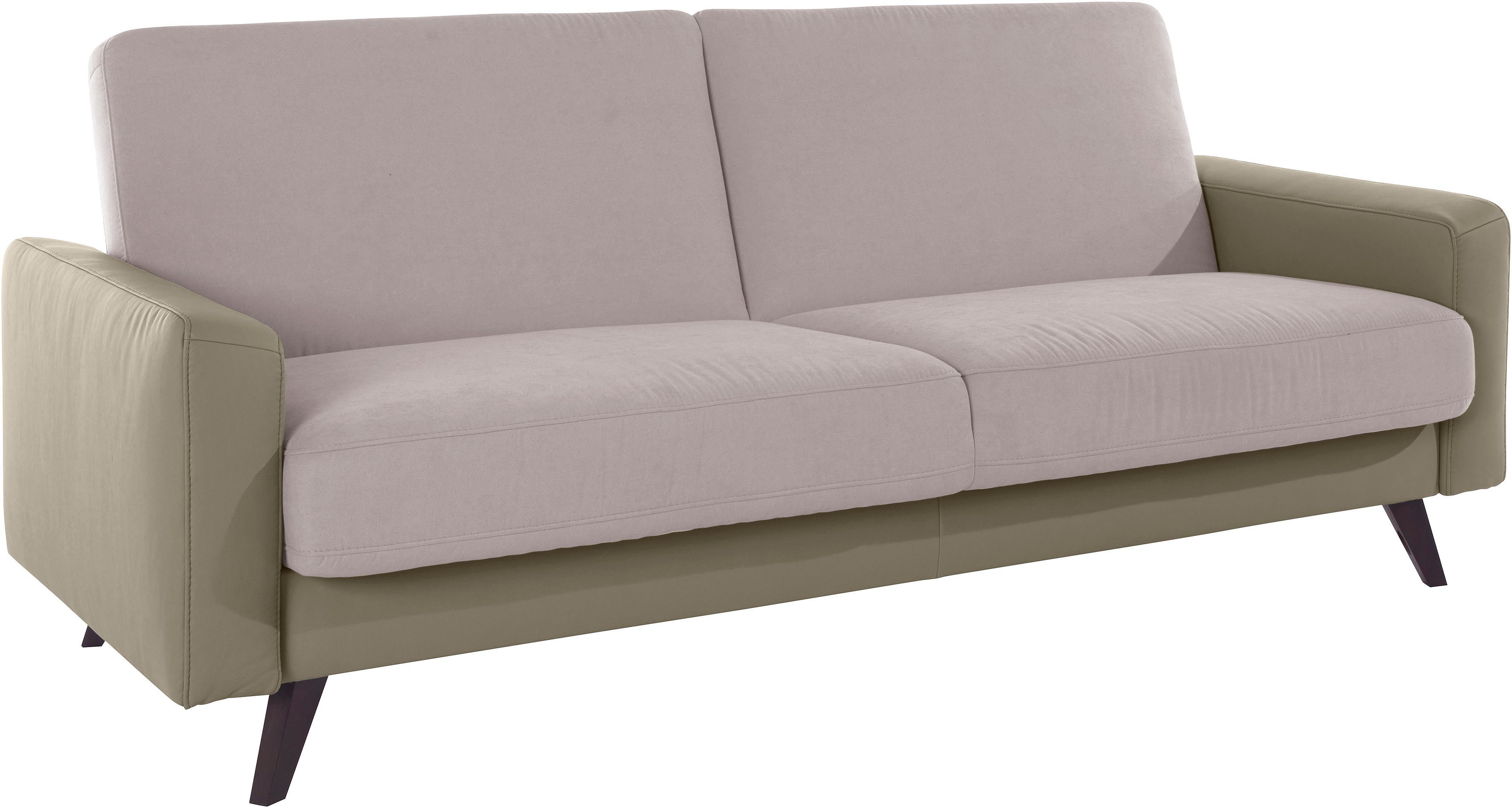 exxpo - sofa fashion 3-zitsbank Samso, elegant en comfortabel, geweldig zitcomfort, slaapbank Kipbank, inclusief bedfunctie en bedlade, comfortabele zithoogte 49 cm