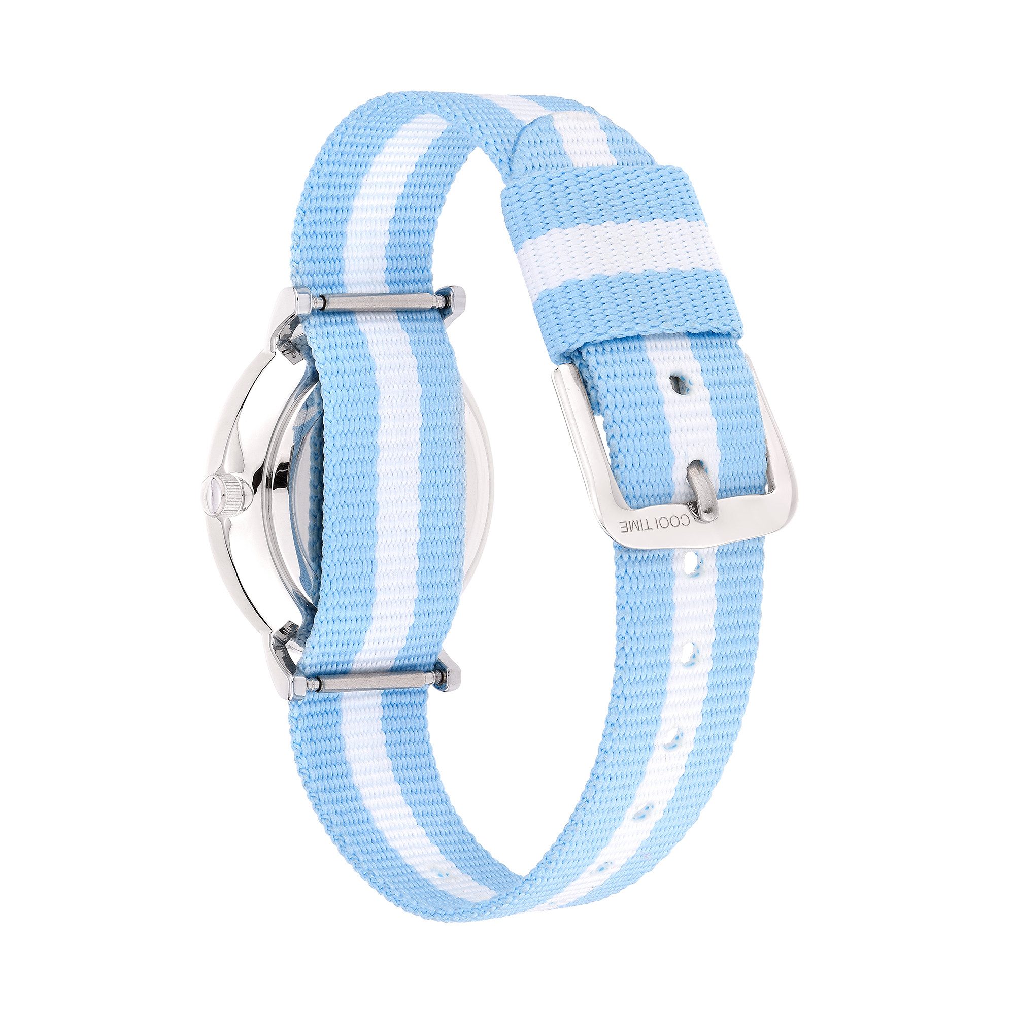 COOL TIME Kwartshorloge The Cool Stripe Horloge, kinderhorloge, meisje, analoog