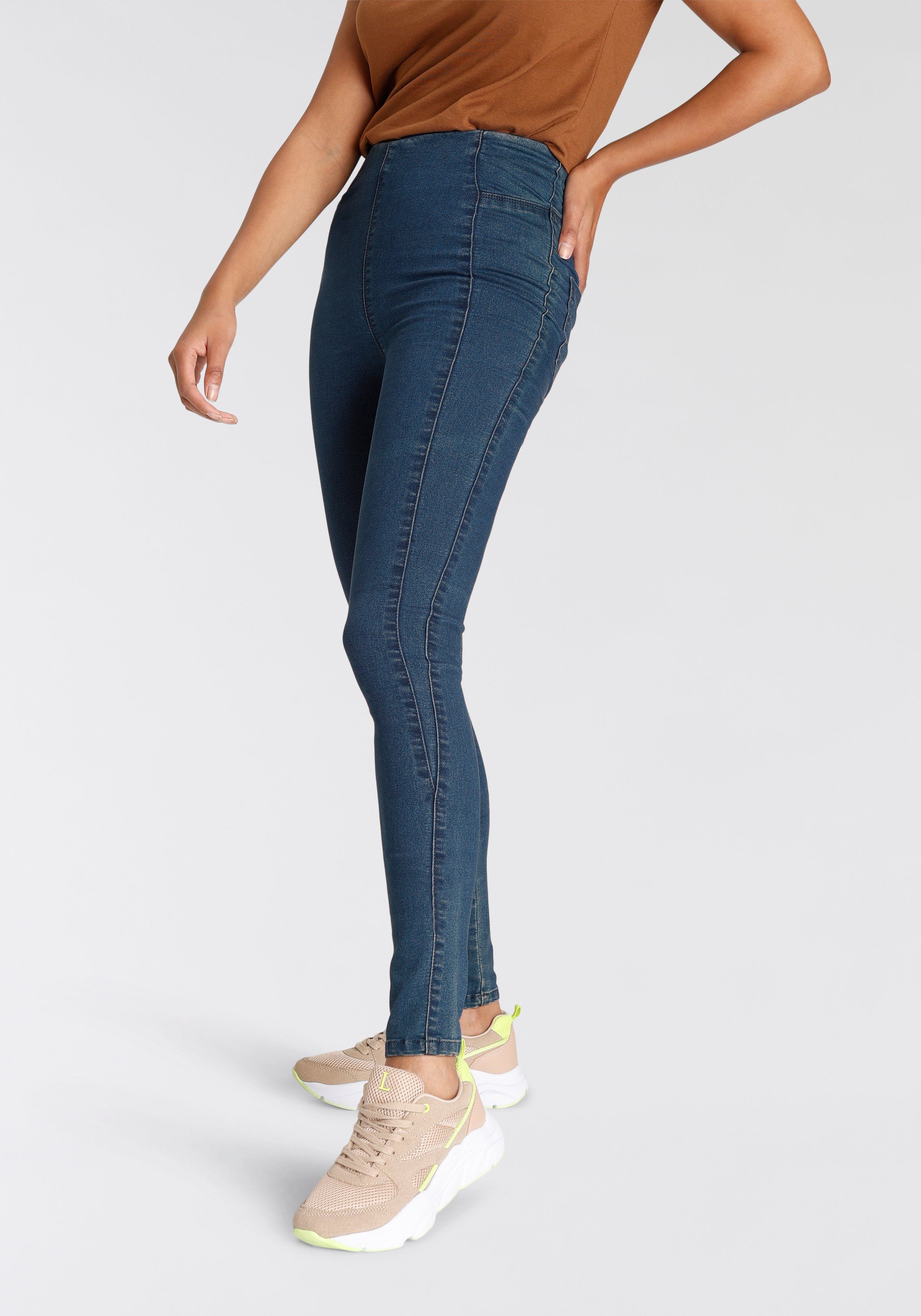 Arizona Jeggings extra-strak gesneden pasvorm, hoge taille