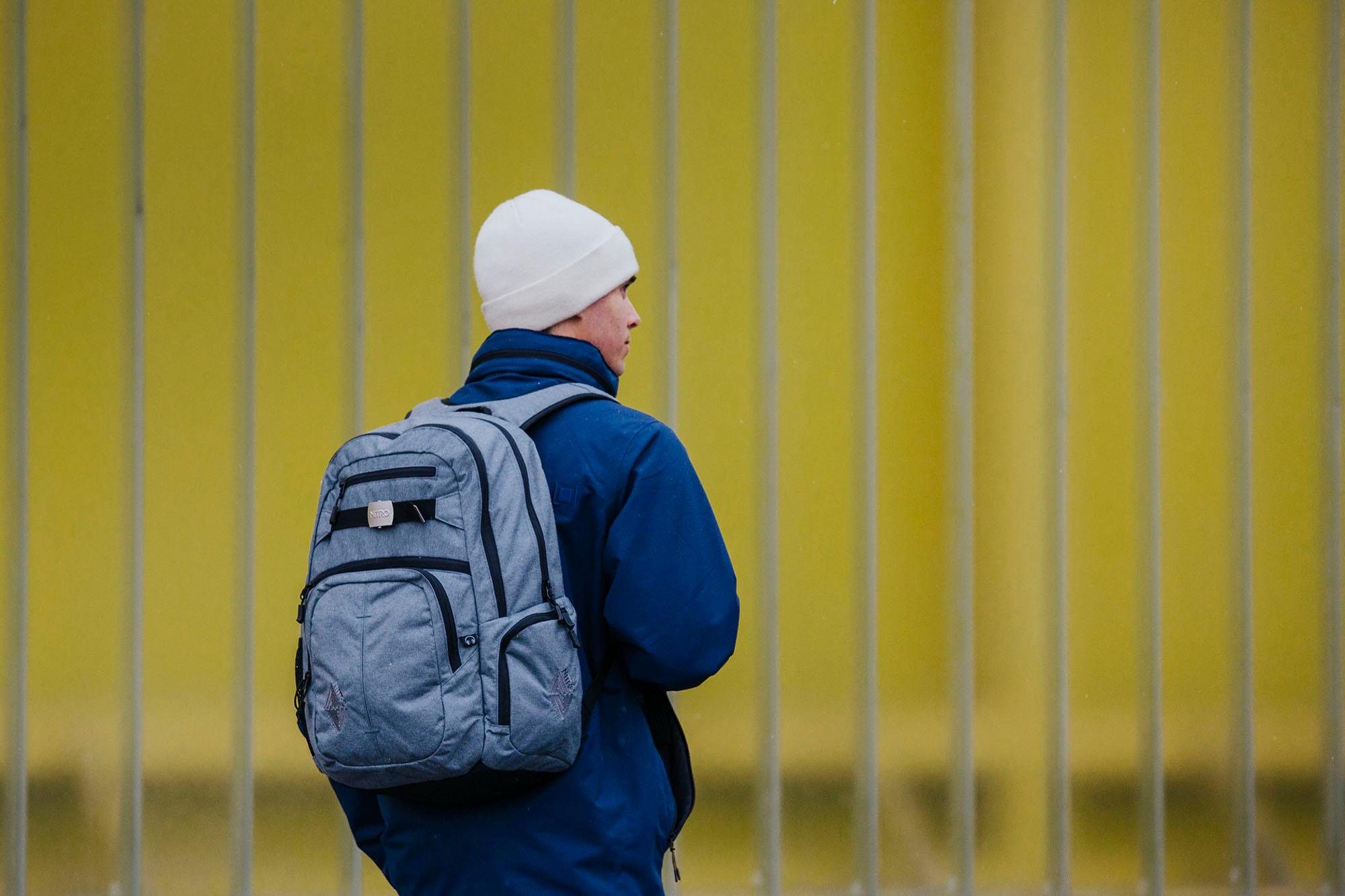 NITRO Schoolrugzak Hero Casual rugzak, grote vrijetijds rugzak, school, werk en reis