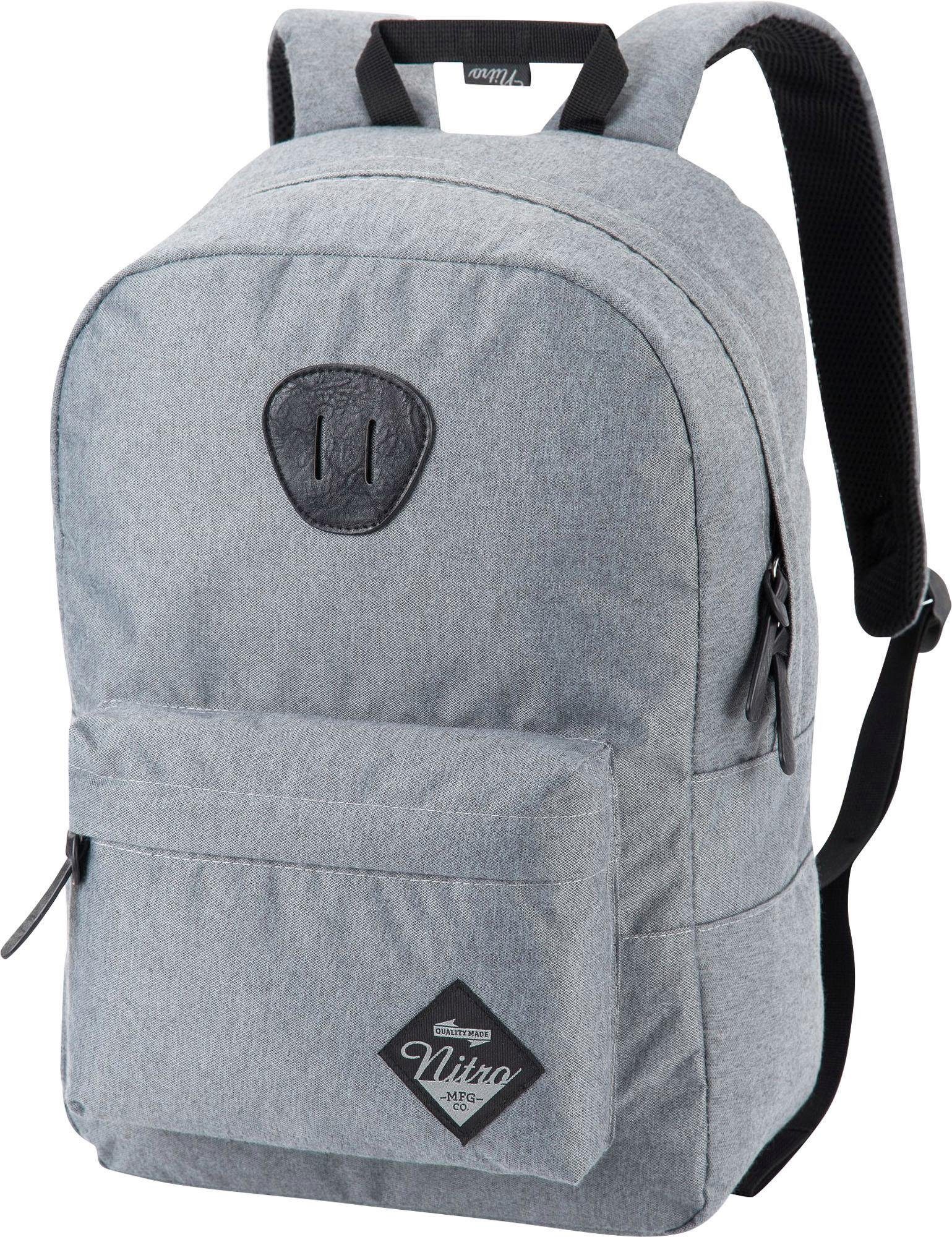 NITRO Vrijetijdsrugzak Urban Classic Daypack met laptopvak, alledaagse rugzak, schoolrugzak
