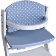 tissi kinder-zitkussen kronen blauw voor tissi kinderstoel, made in europe blauw