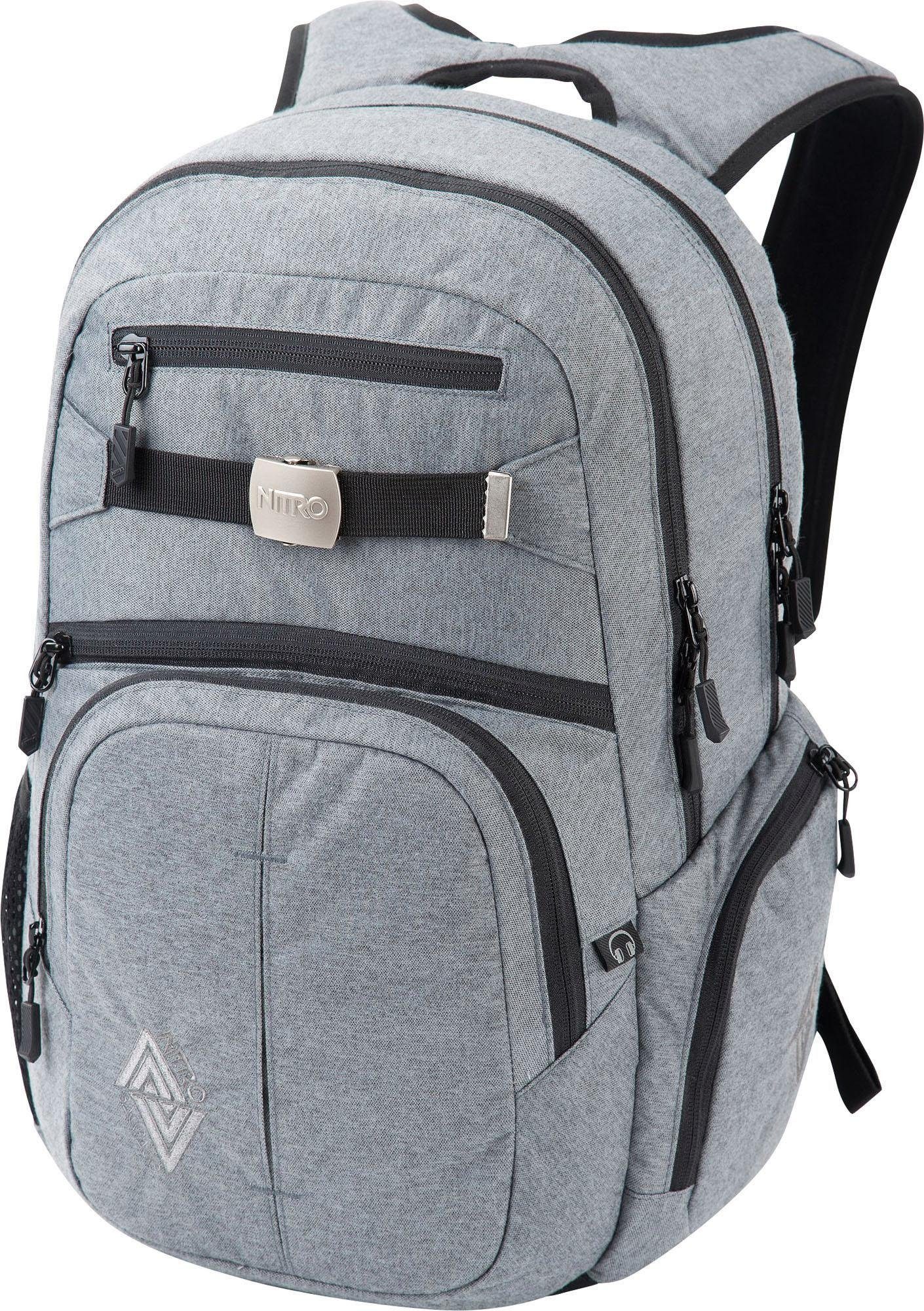 NITRO Schoolrugzak Hero Casual rugzak, grote vrijetijds rugzak, school, werk en reis