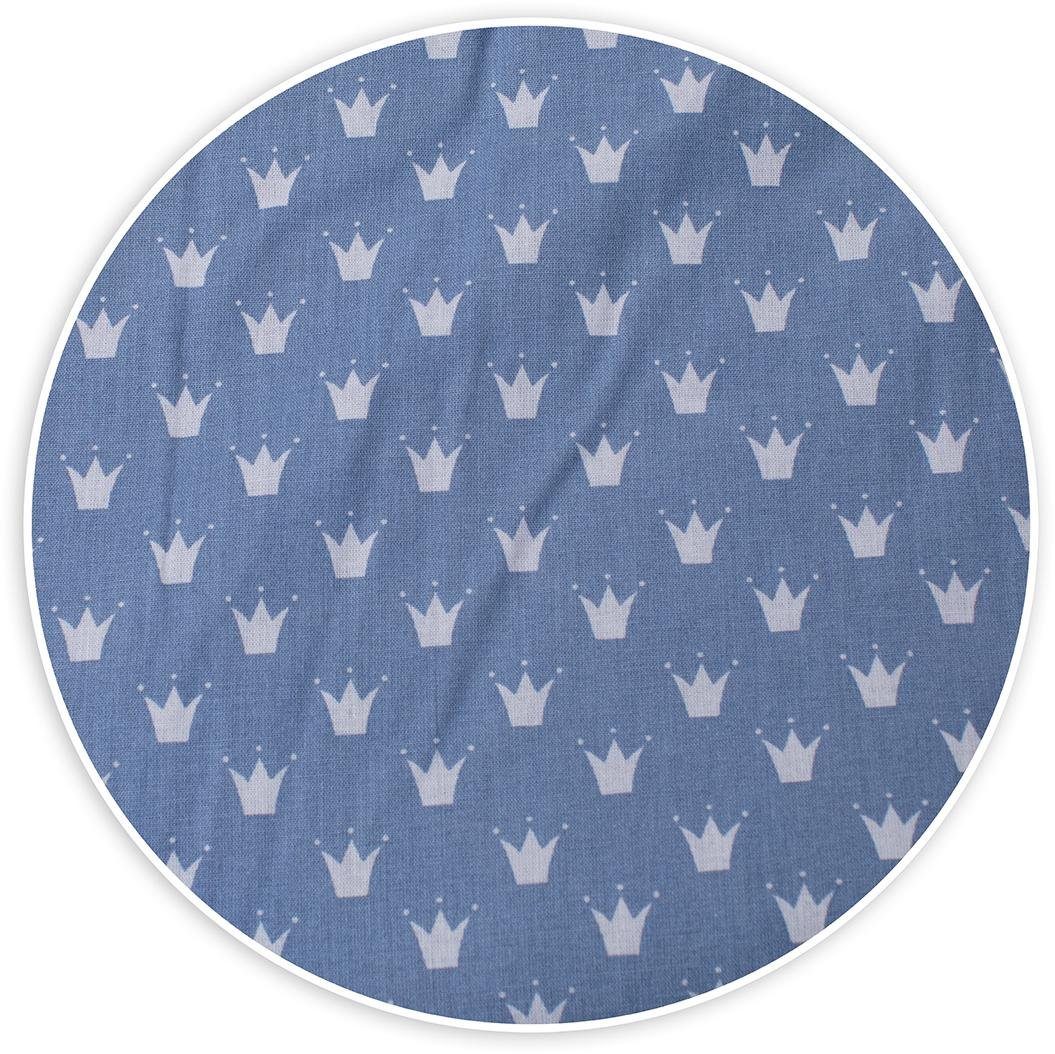 tiSsi® Babynestje Kronen blauw Gemaakt in Europa