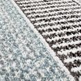 carpet city vloerkleed moda 1142 korte pool, woonkamer blauw