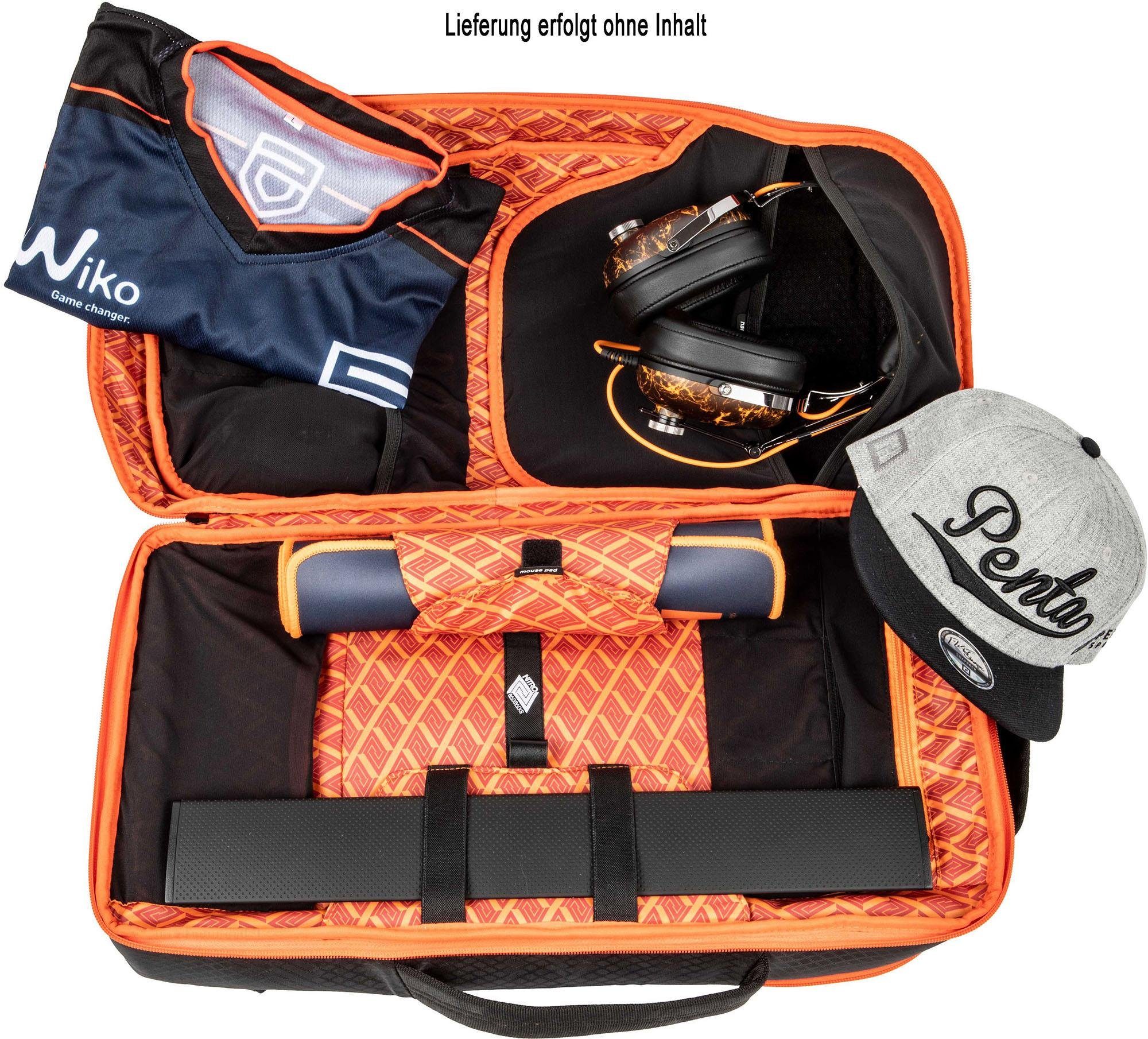 NITRO Vrijetijdsrugzak Gamer esports rugzak, gaming rugzak, laptoprugzak