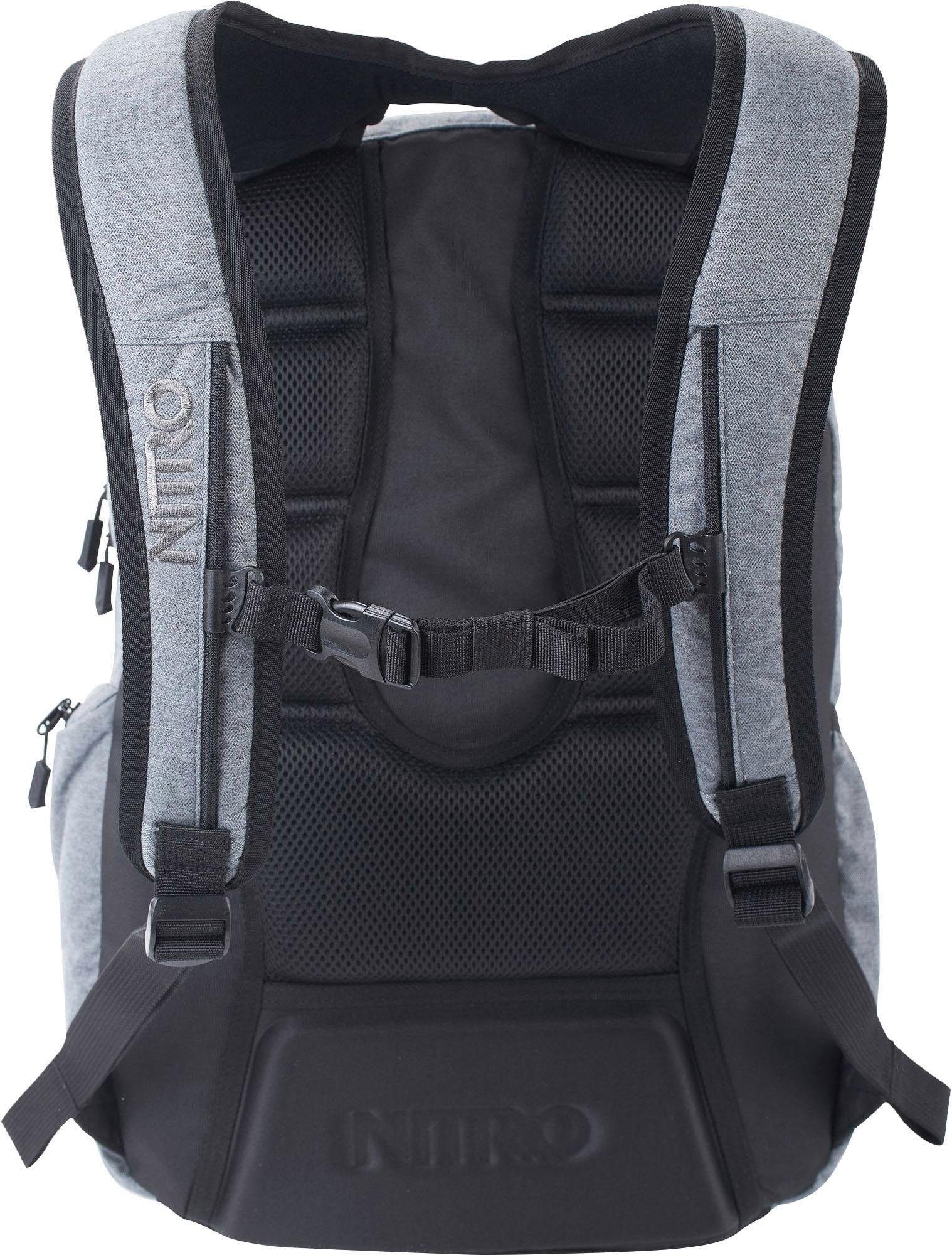 NITRO Schoolrugzak Hero Casual rugzak, grote vrijetijds rugzak, school, werk en reis