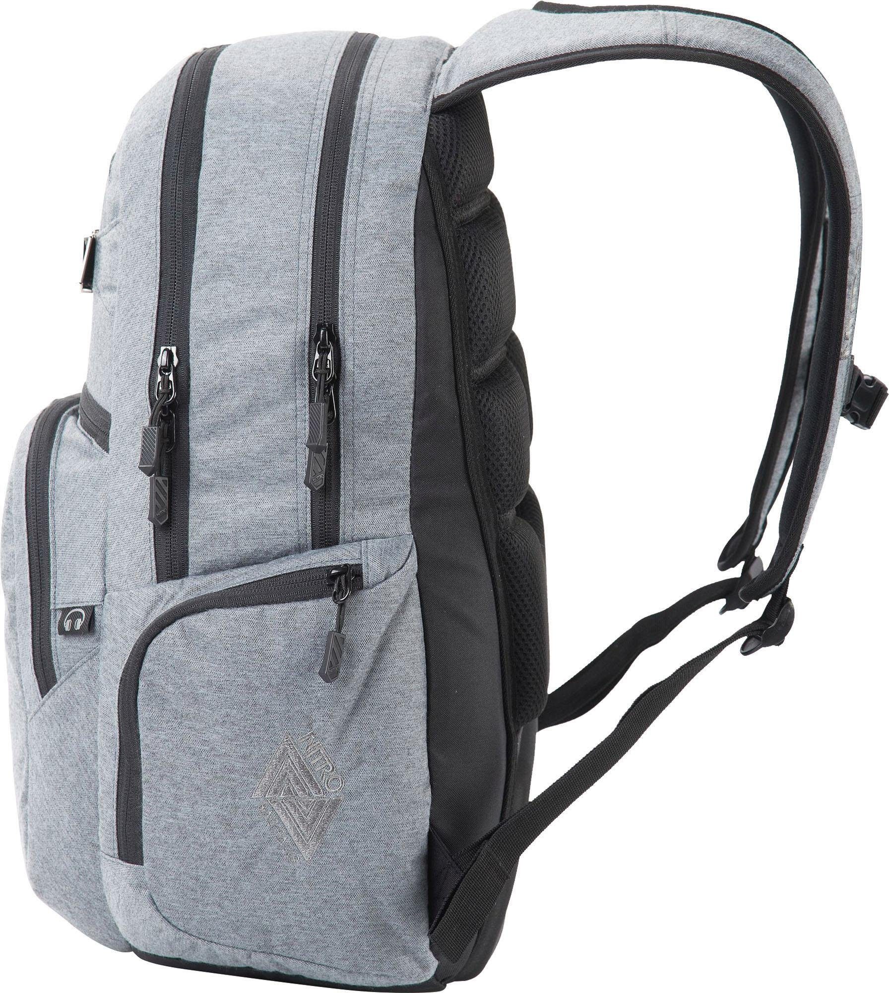 NITRO Schoolrugzak Hero Casual rugzak, grote vrijetijds rugzak, school, werk en reis