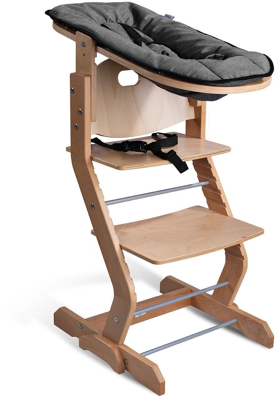 tiSsi® Opzet voor de kinderstoel Naturel/antraciet voor tissi® kinderstoel, made in europe
