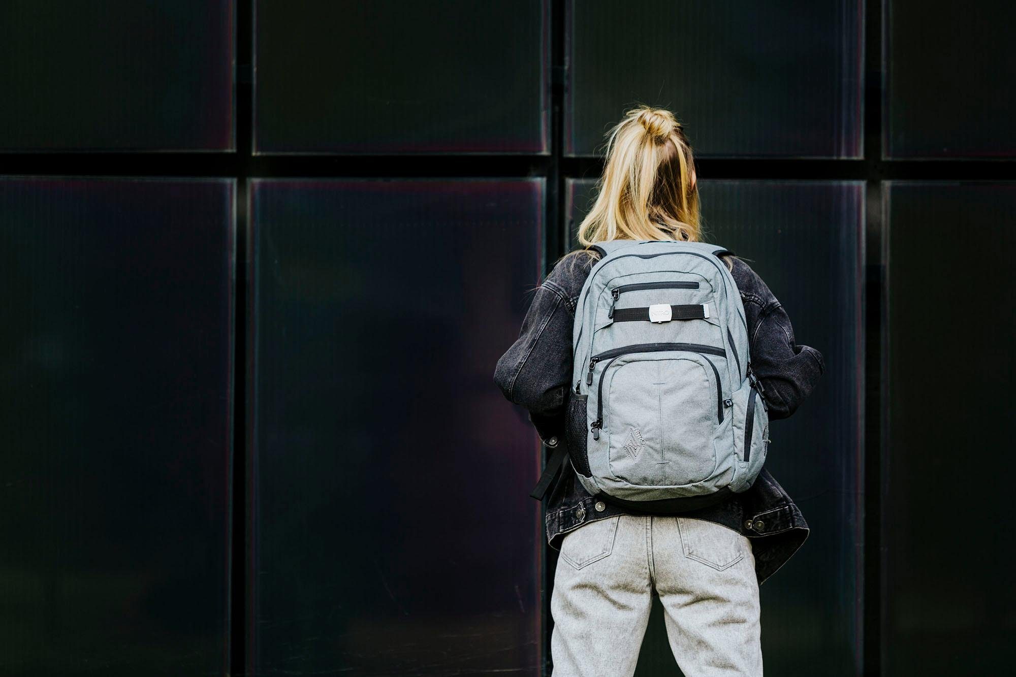 NITRO Schoolrugzak Hero Casual rugzak, grote vrijetijds rugzak, school, werk en reis