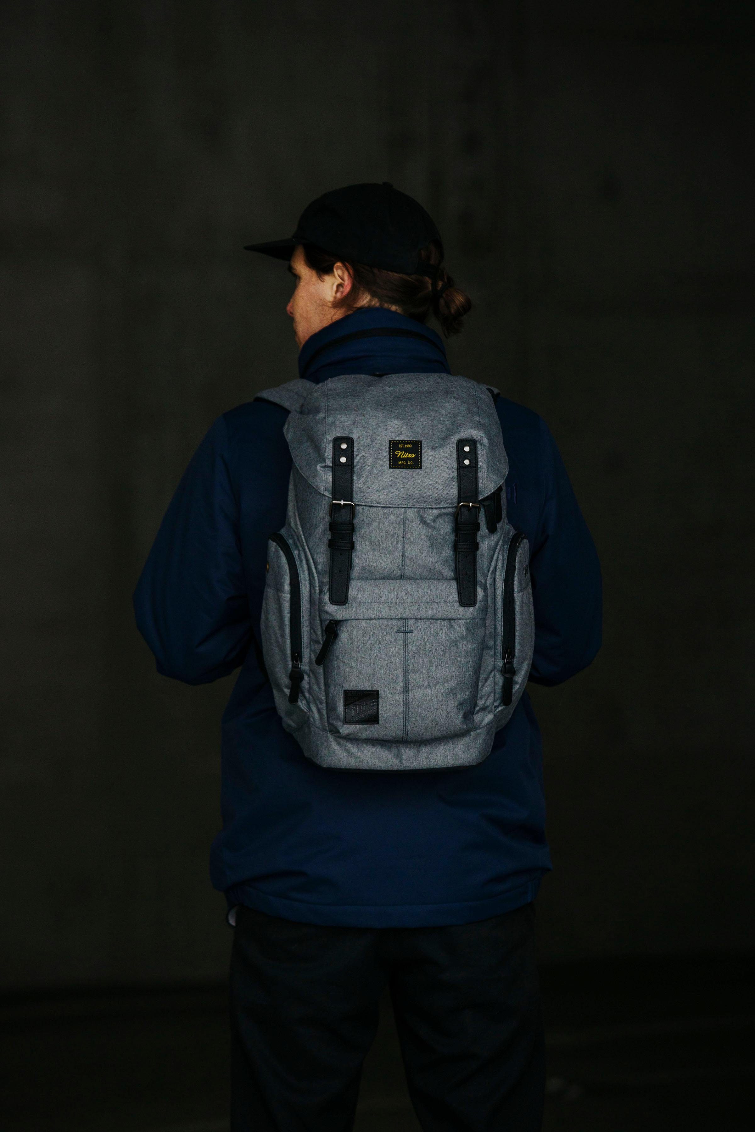 NITRO Vrijetijdsrugzak Daypacker met laptopvak, schoolrugzak, wandelaarsrugzak of streetpack