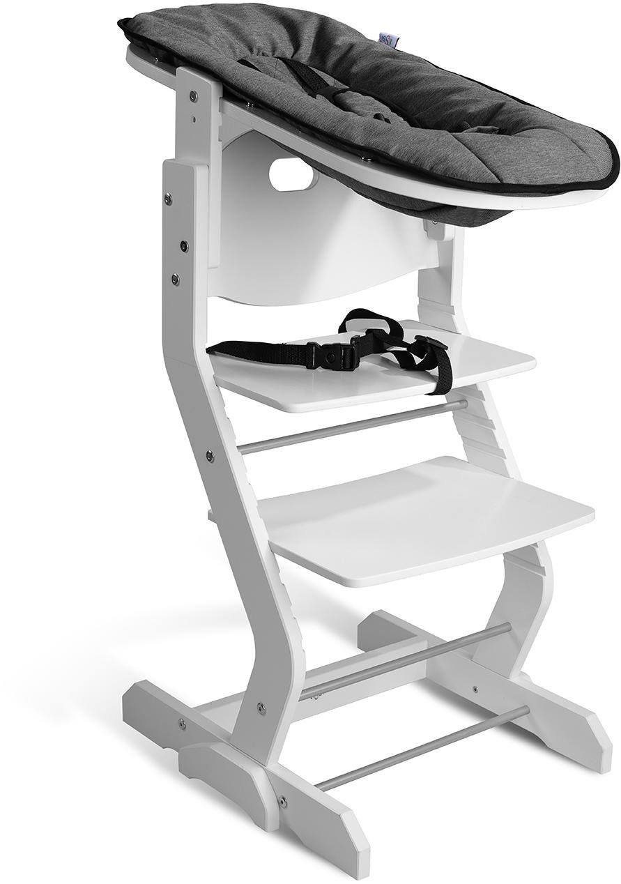tiSsi® Opzet voor de kinderstoel Wit/antraciet voor tissi® kinderstoel, made in europe