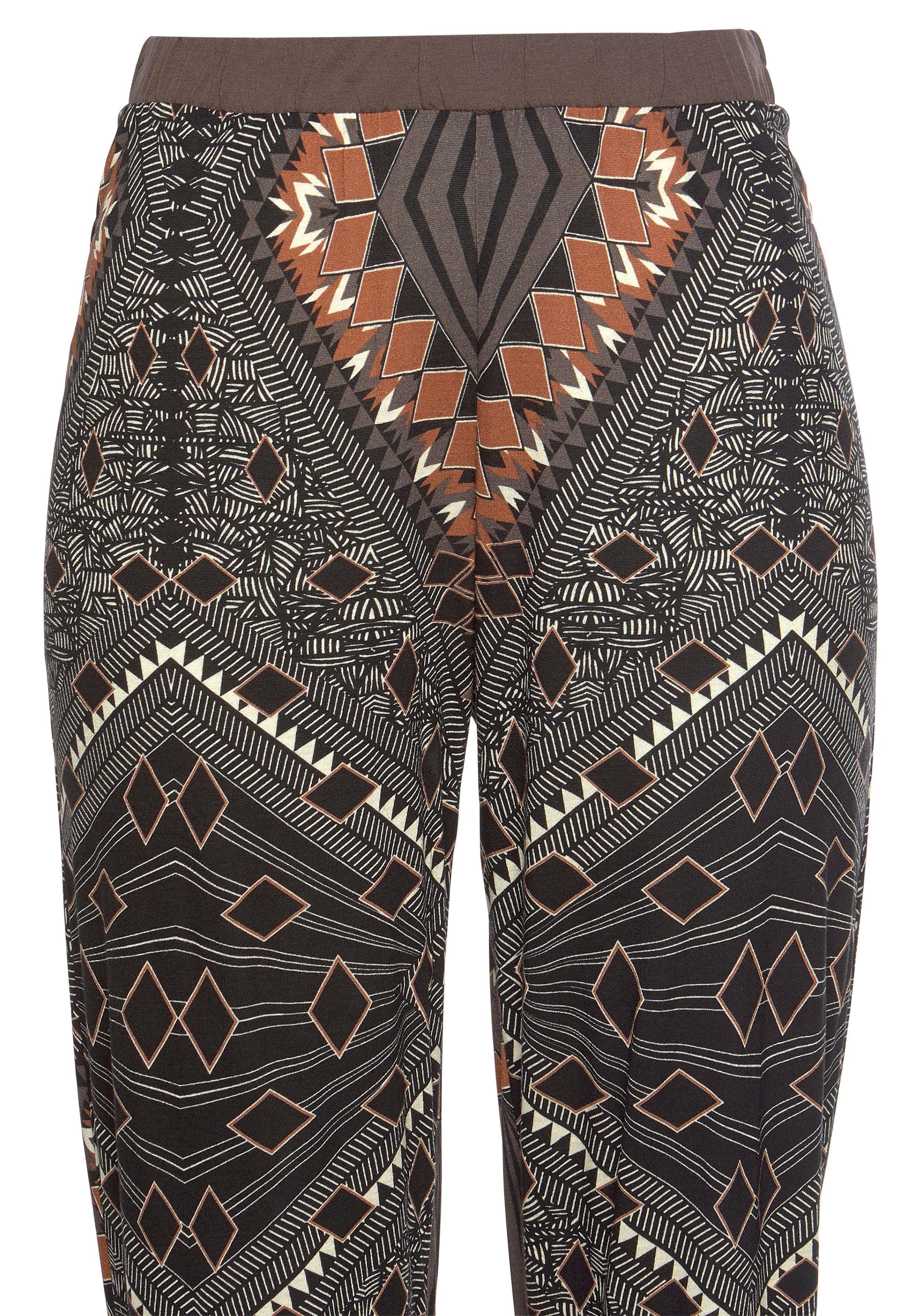 Lascana Pyjama in etno-design (2-delig, 1 stuk)