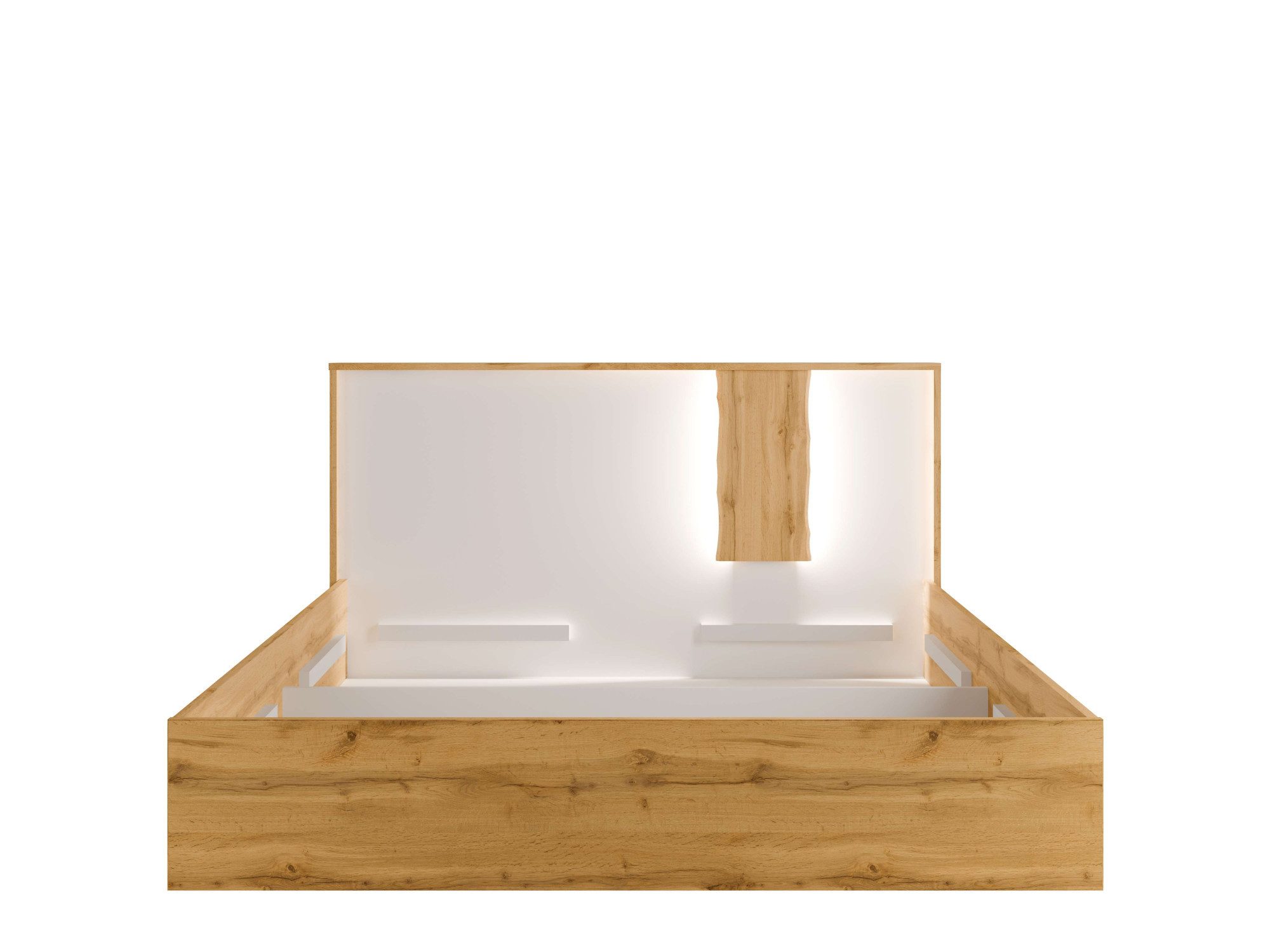 INOSIGN Bed Fabella zonder matras (slaapoppervlak 180x200 cm) Bed met opbergruimte en LED-verlichting, BxDxH 191,3x206,4x102,2 cm