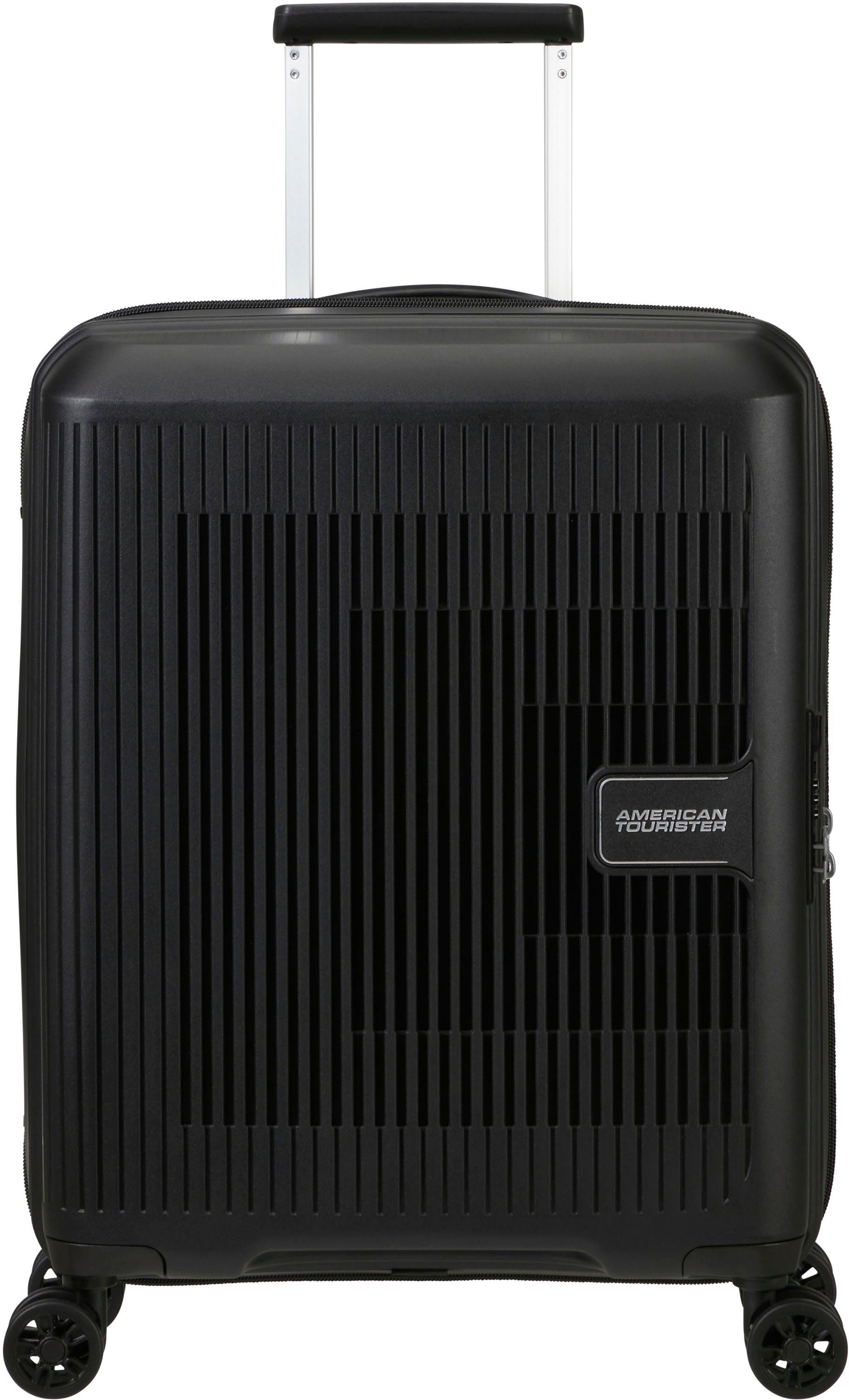 American Tourister Aerostep Spinner 55 Exp black Harde Koffer