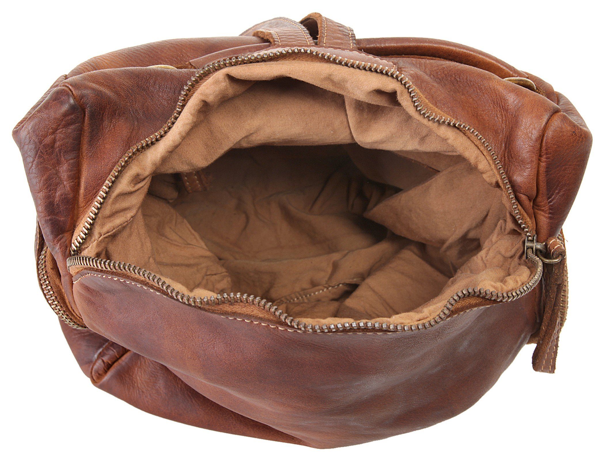 Samantha Look Rugzak echt leer, made in italy